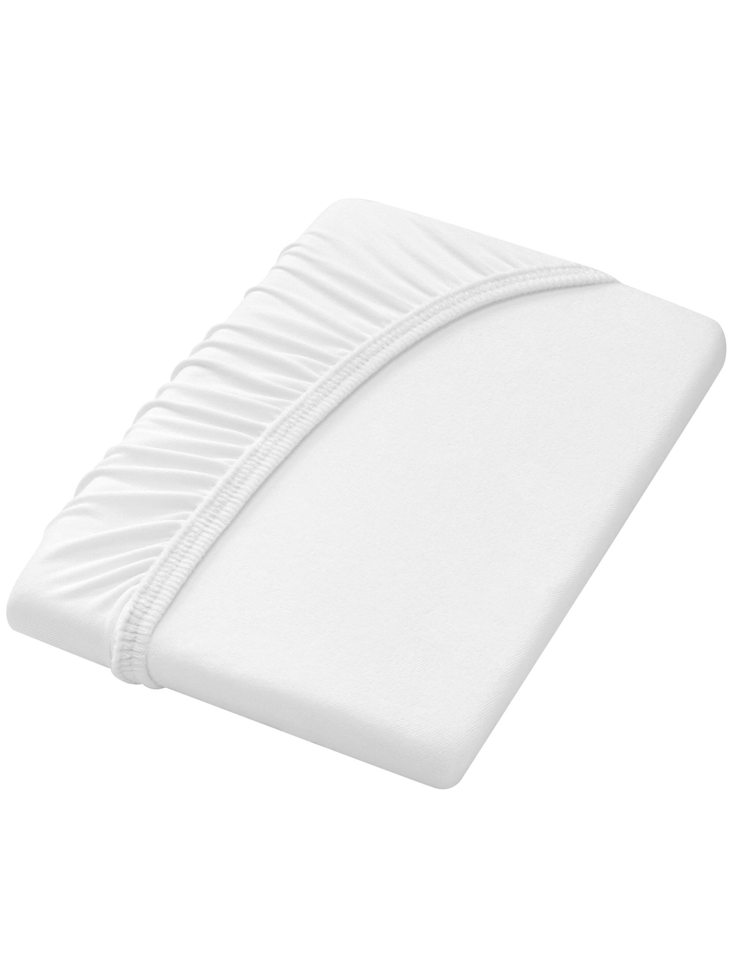 Spannbetttuch - weiß