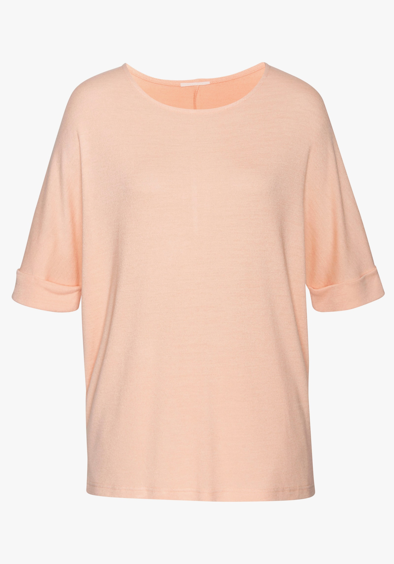 LASCANA Rundhalsshirt - peach