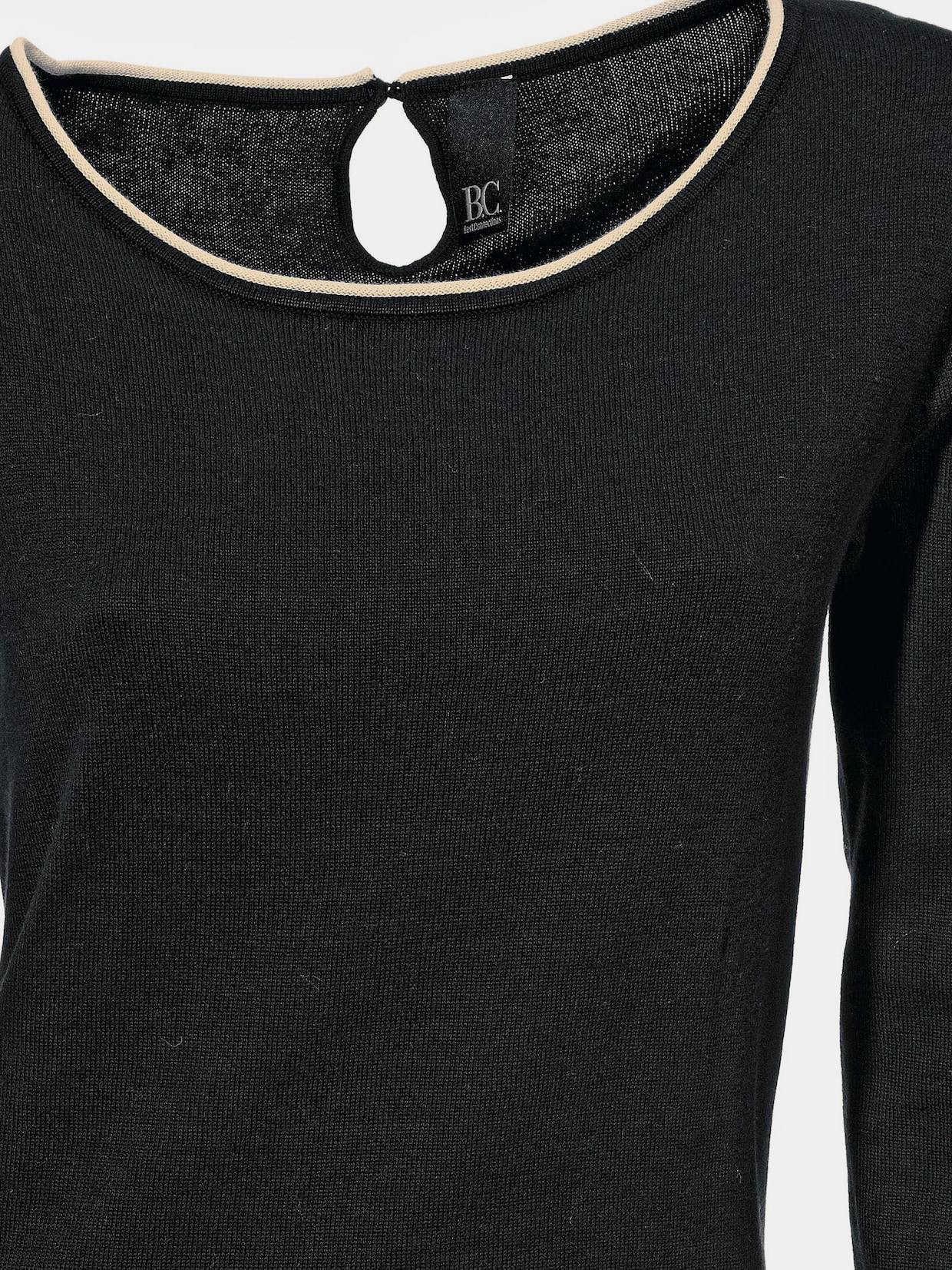 Linea Tesini Lange pullover - zwart