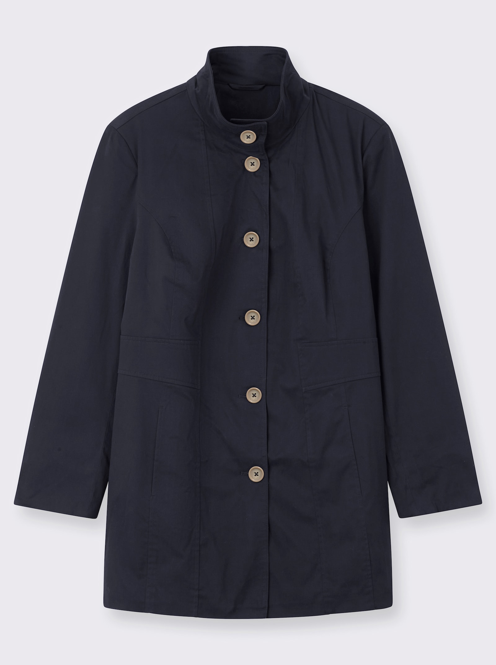 Jacke mit variablem Kragen - marine