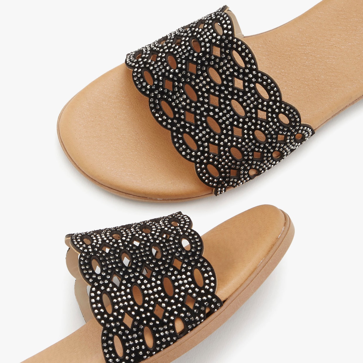 LASCANA slippers - zwart