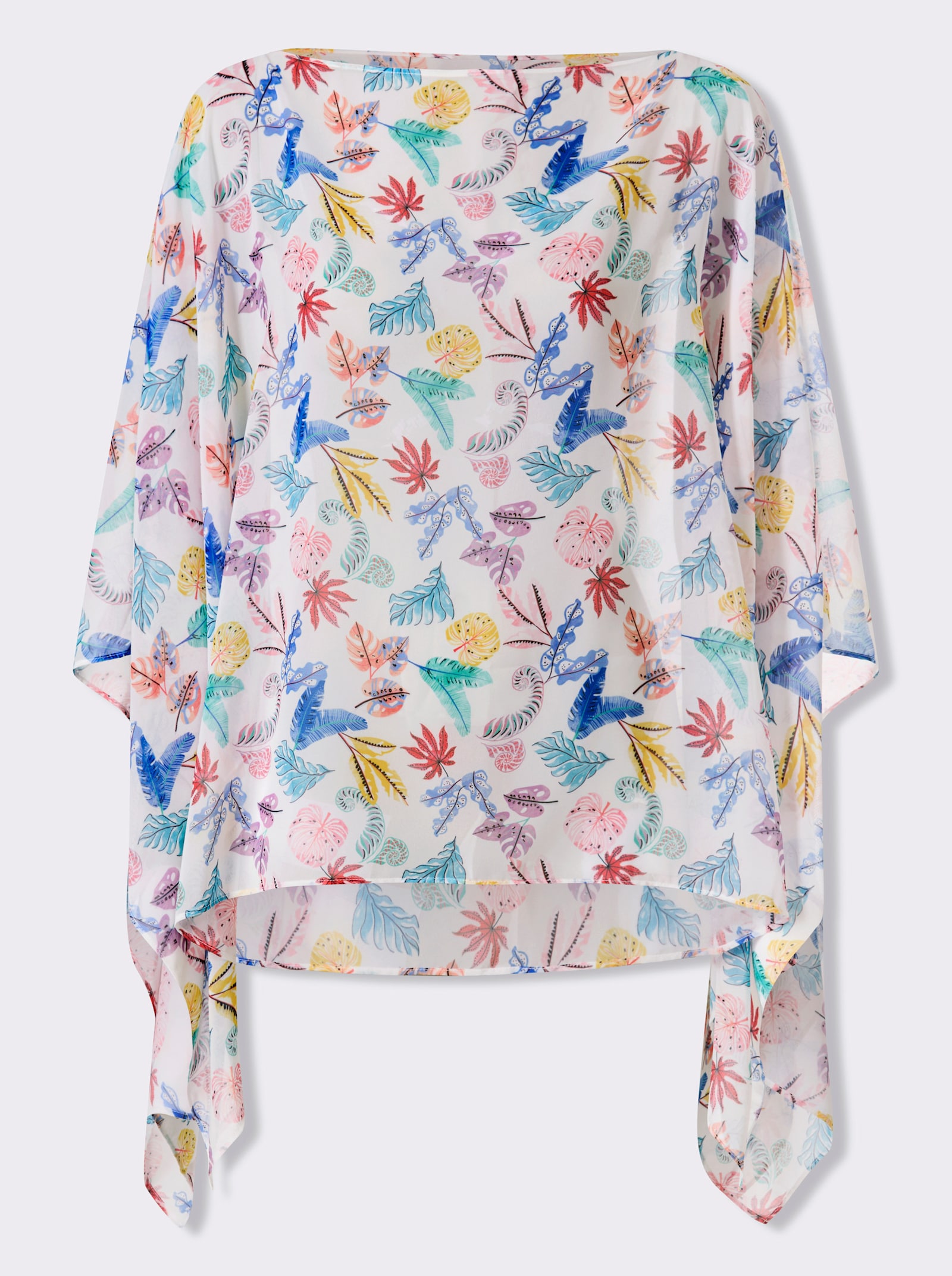 heine Tunique - blanc-corail imprimé