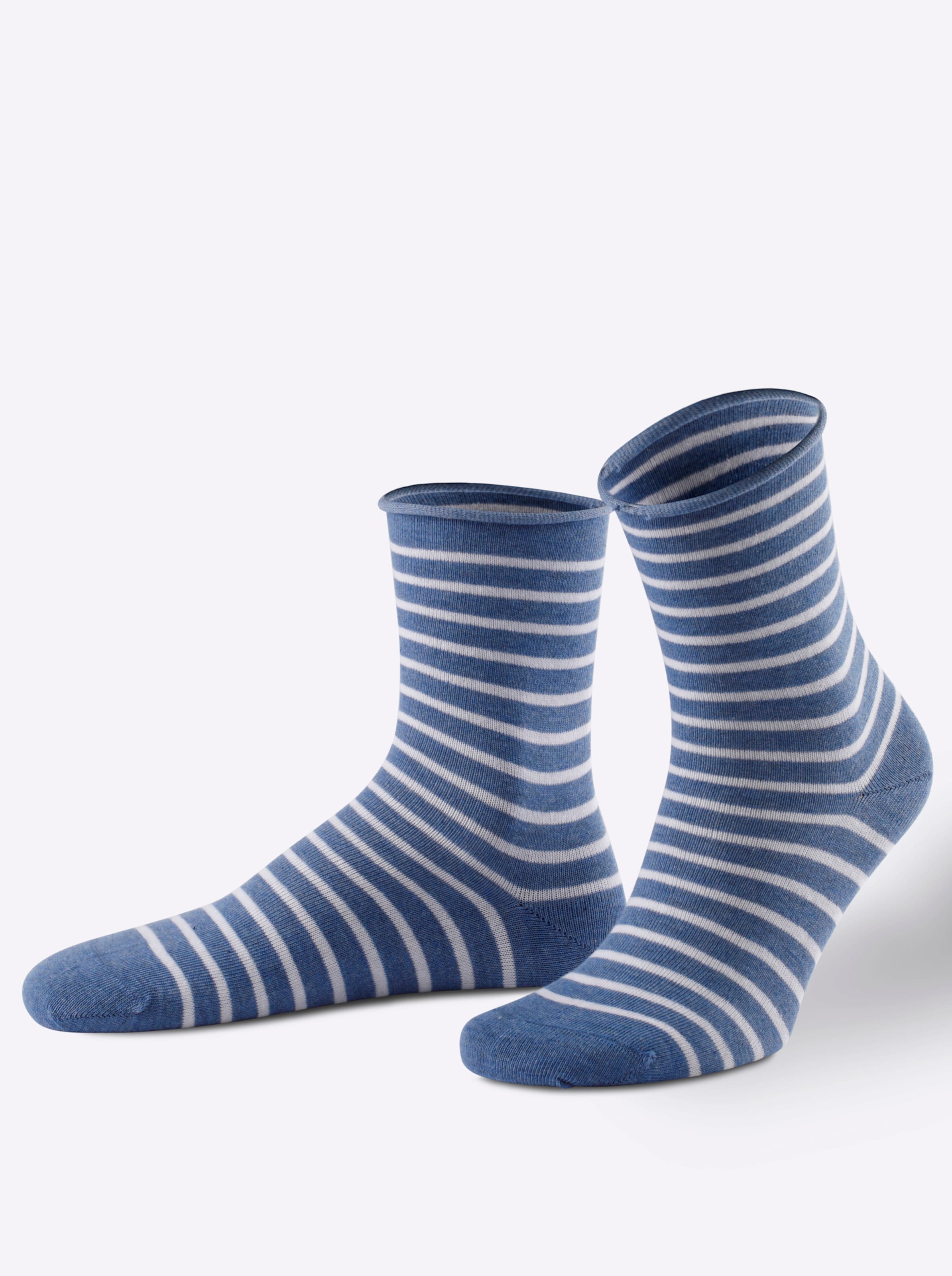 Witt Damen Damen-Socken, jeansblau-meliert