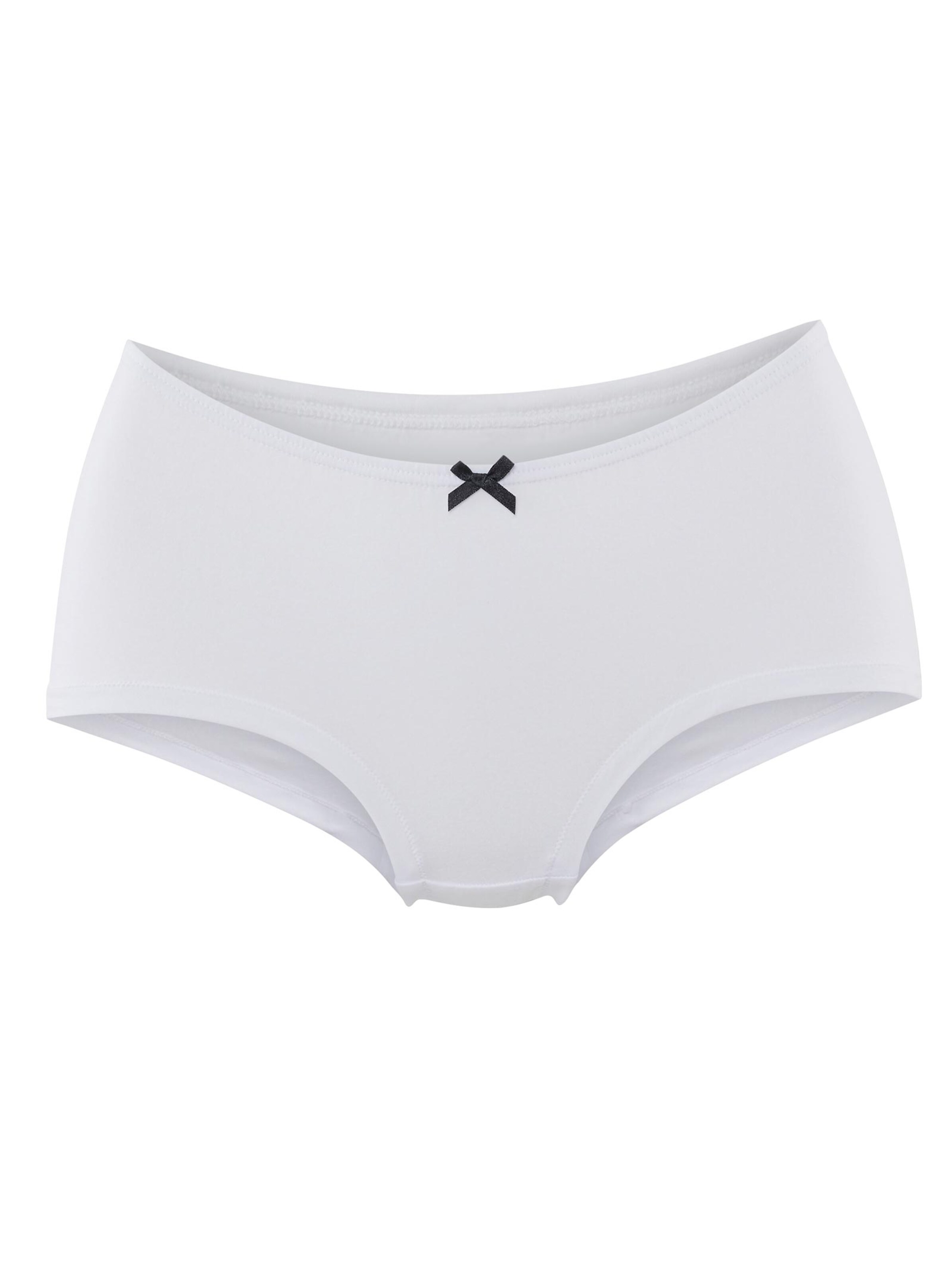 wäschepur Pants - weiß + schwarz + 2x geringelt