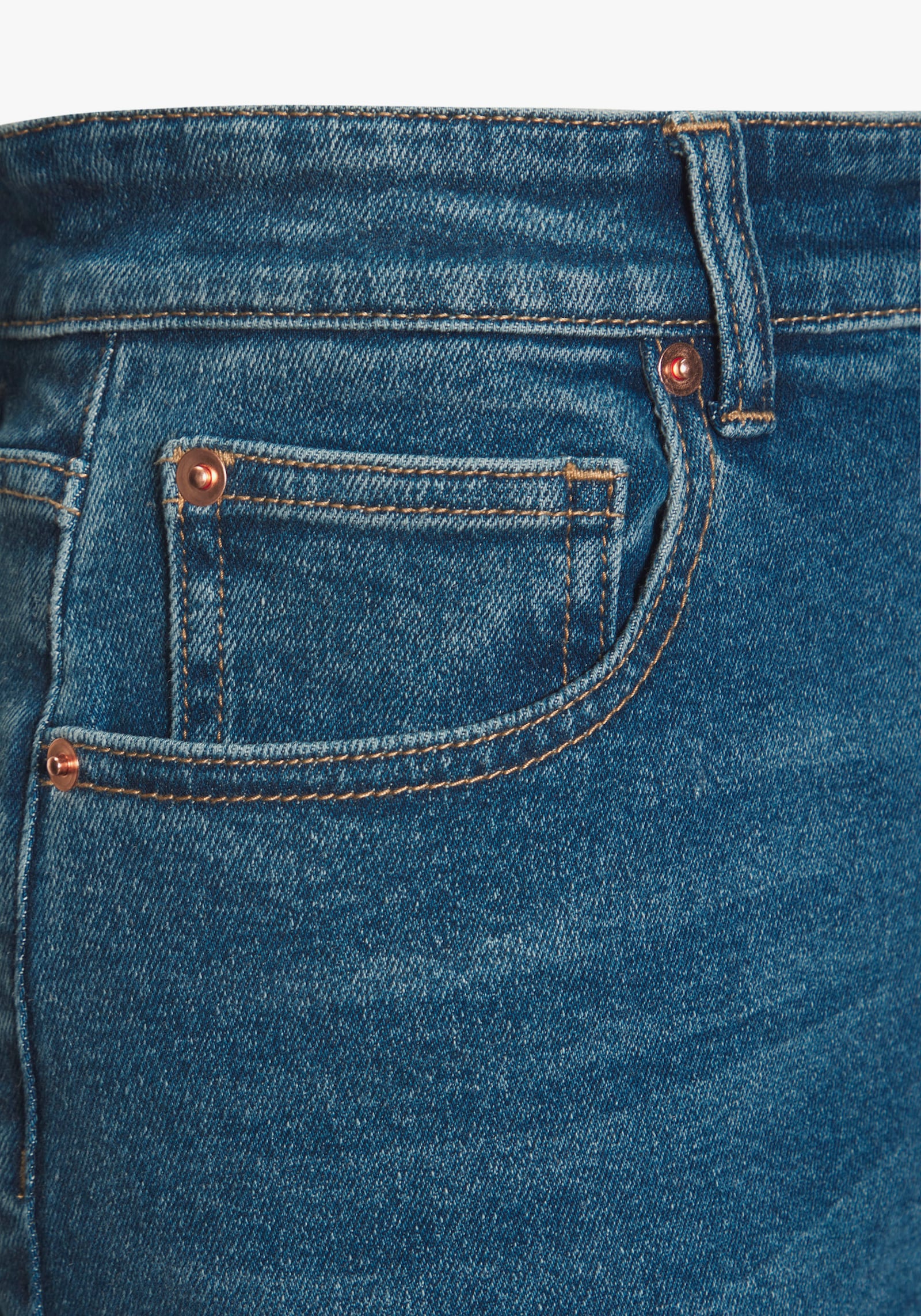 LASCANA 7/8-jeans - blue washed