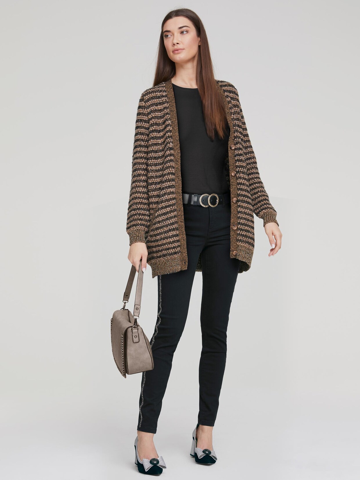 Rick Cardona Strickjacke - schwarz