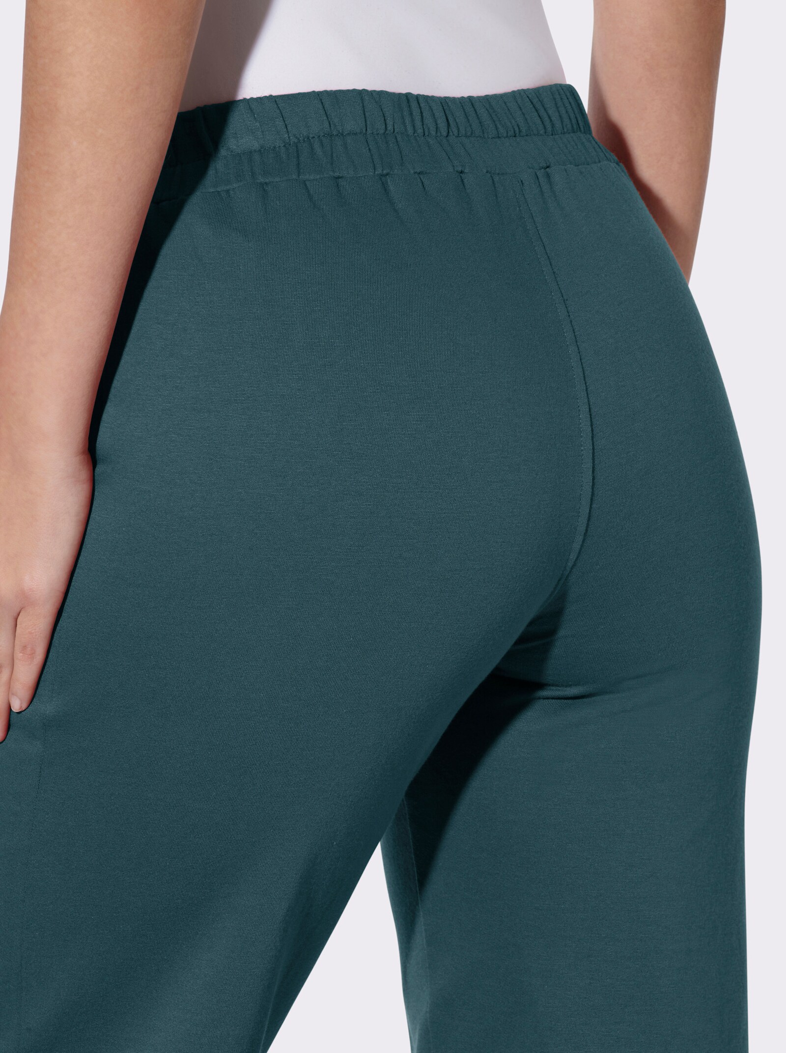  Jerseyhose mit Dehnbund - petrol