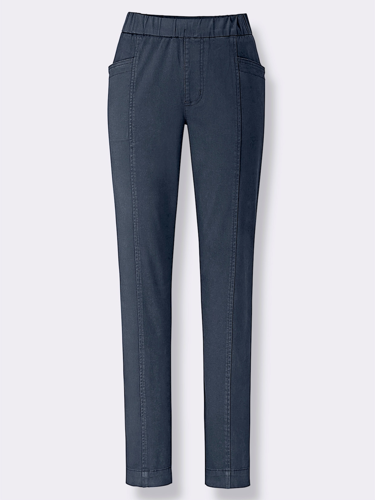 Schlupfjeans mit Stretch-Anteil - dunkelblau