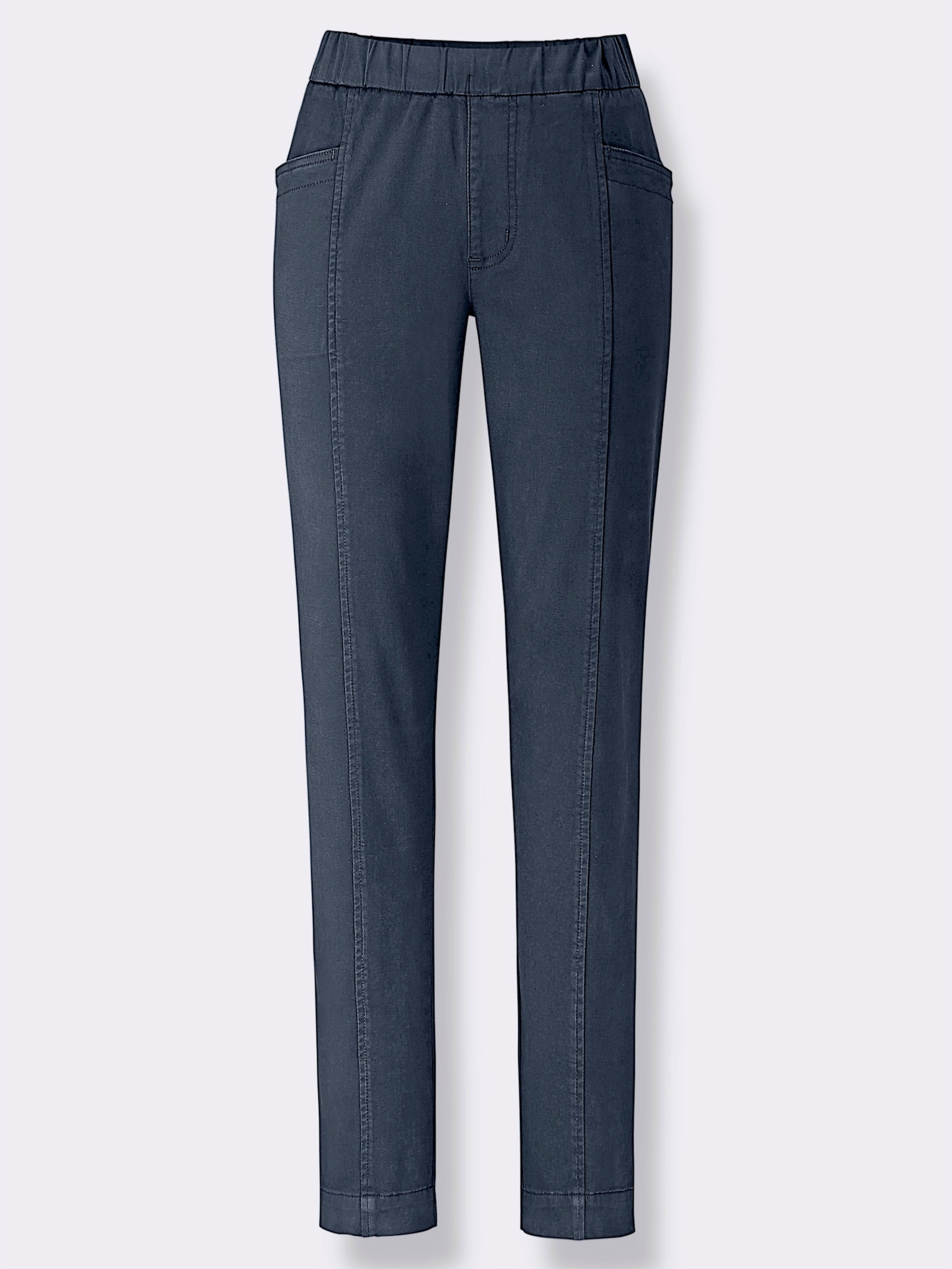 Schlupfjeans mit Stretch-Anteil - dunkelblau