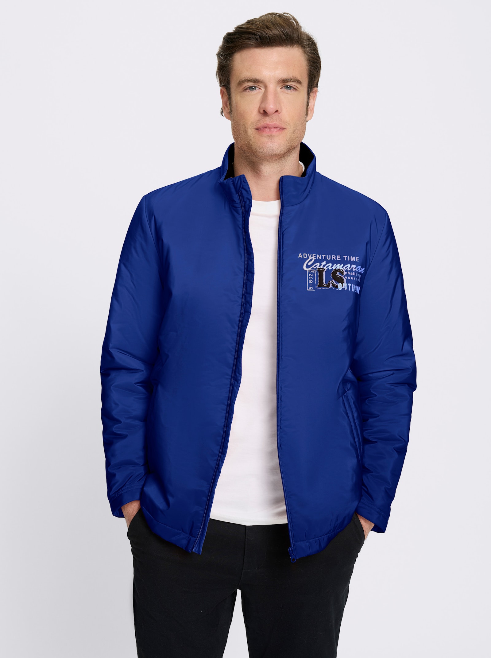 Catamaran Longjacke mit Farbverlauf, für kalte Tage - royalblau