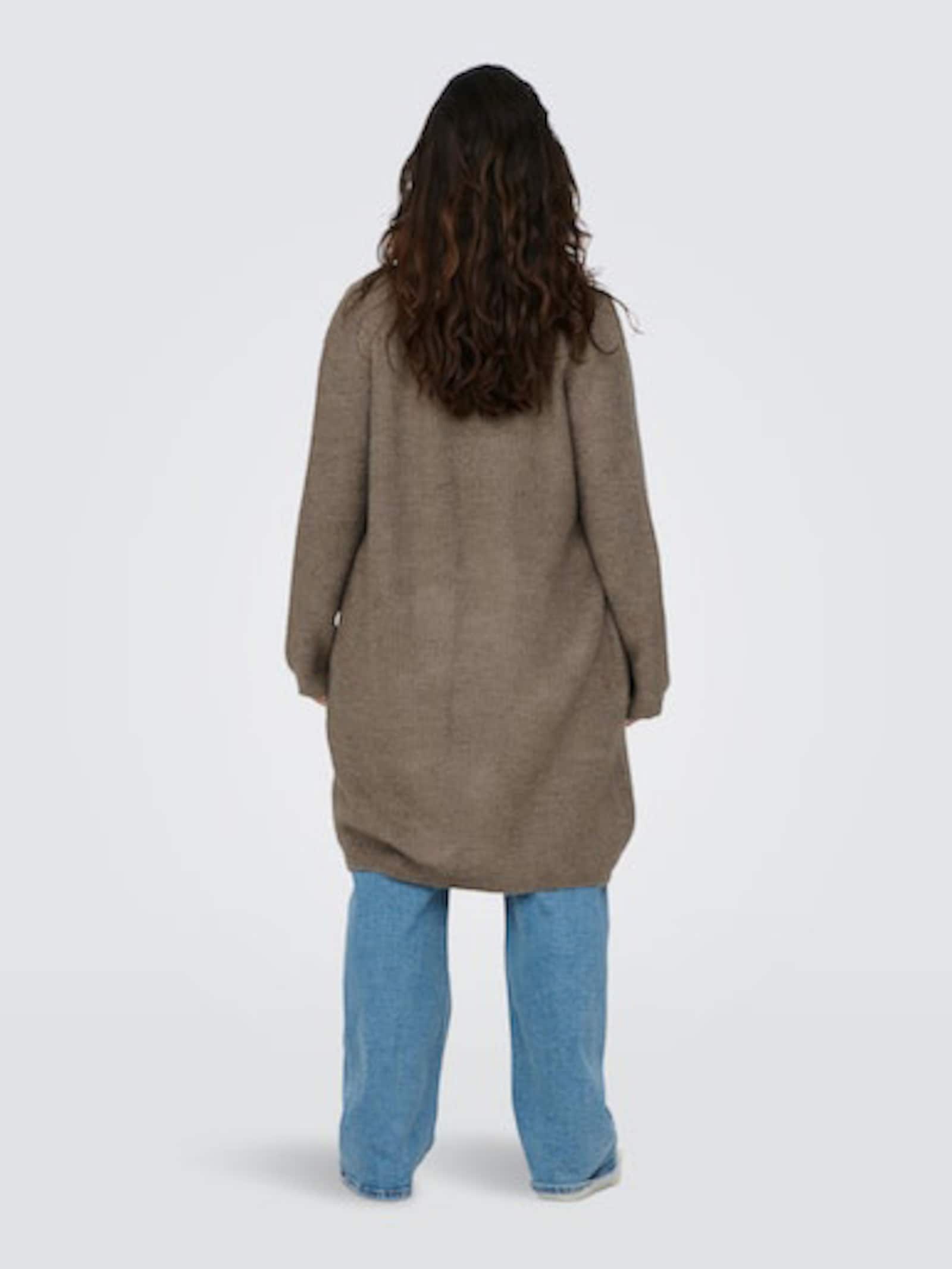 ONLY CARMAKOMA Strickjacke - caribou detail:melange