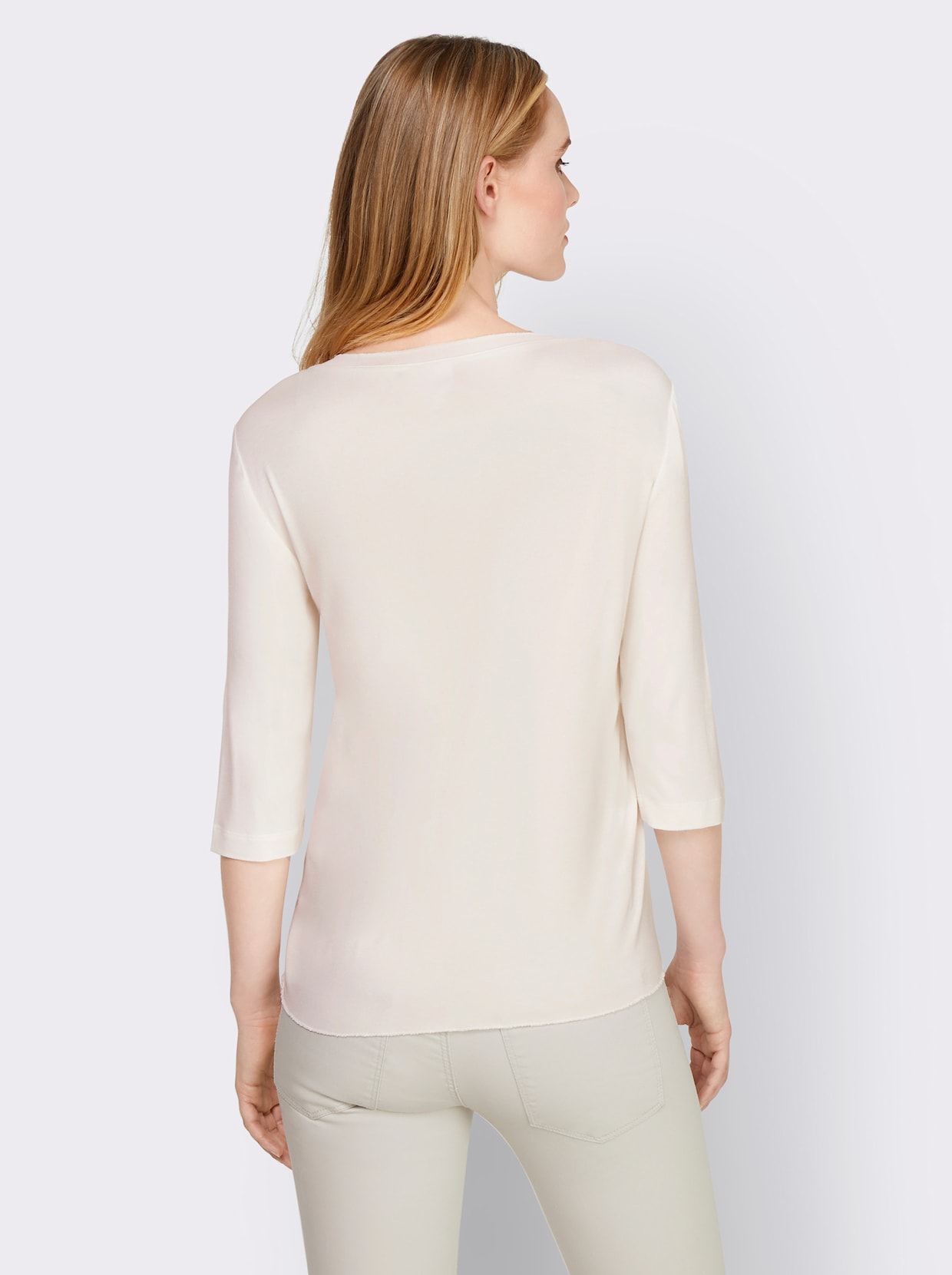 heine Shirt met 3/4-mouw - ecru