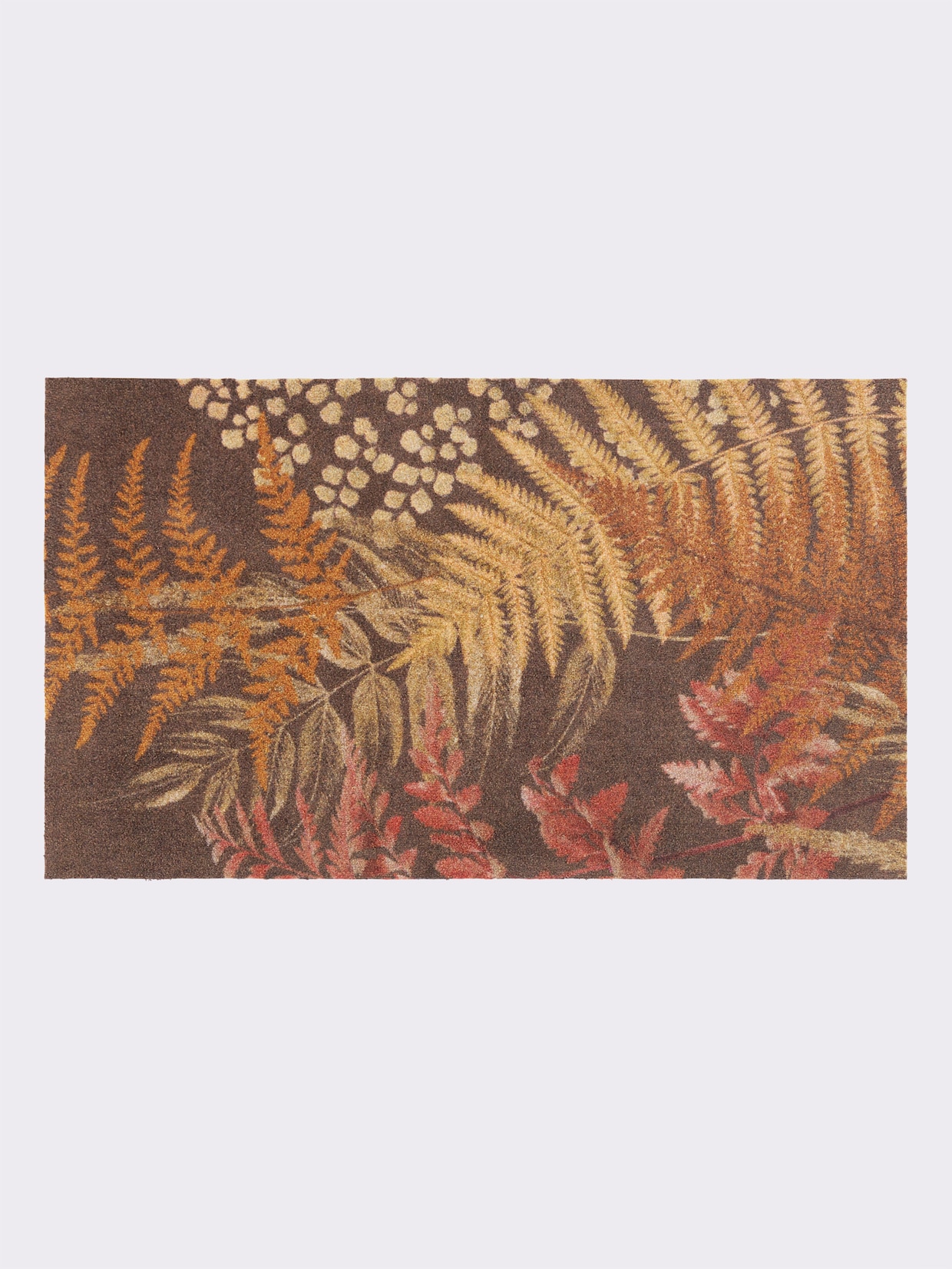 wash+dry by Kleen-Tex Voetmat - bruin gedessineerd