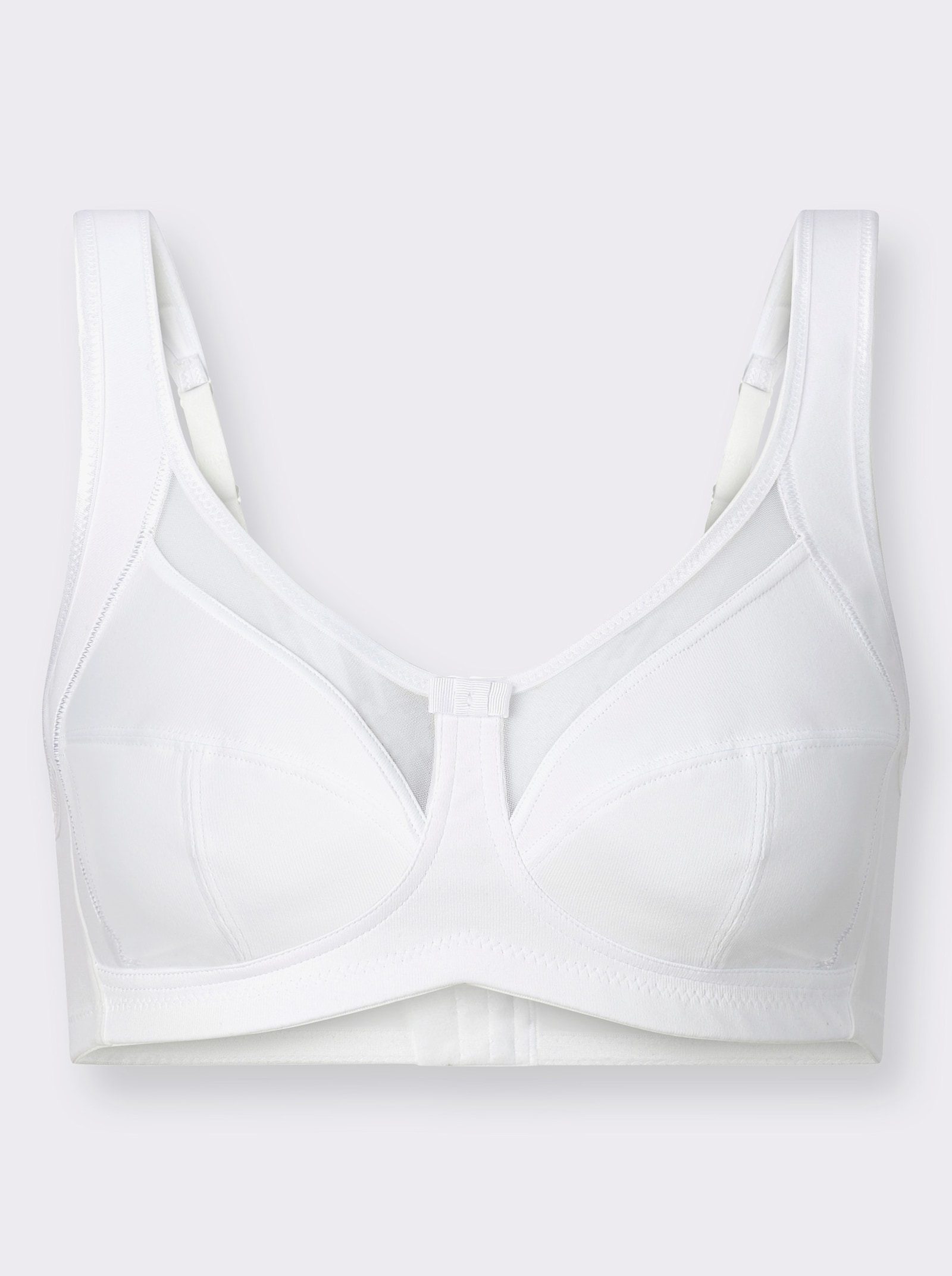 Entlastungs-BH ohne Bügel - weiß