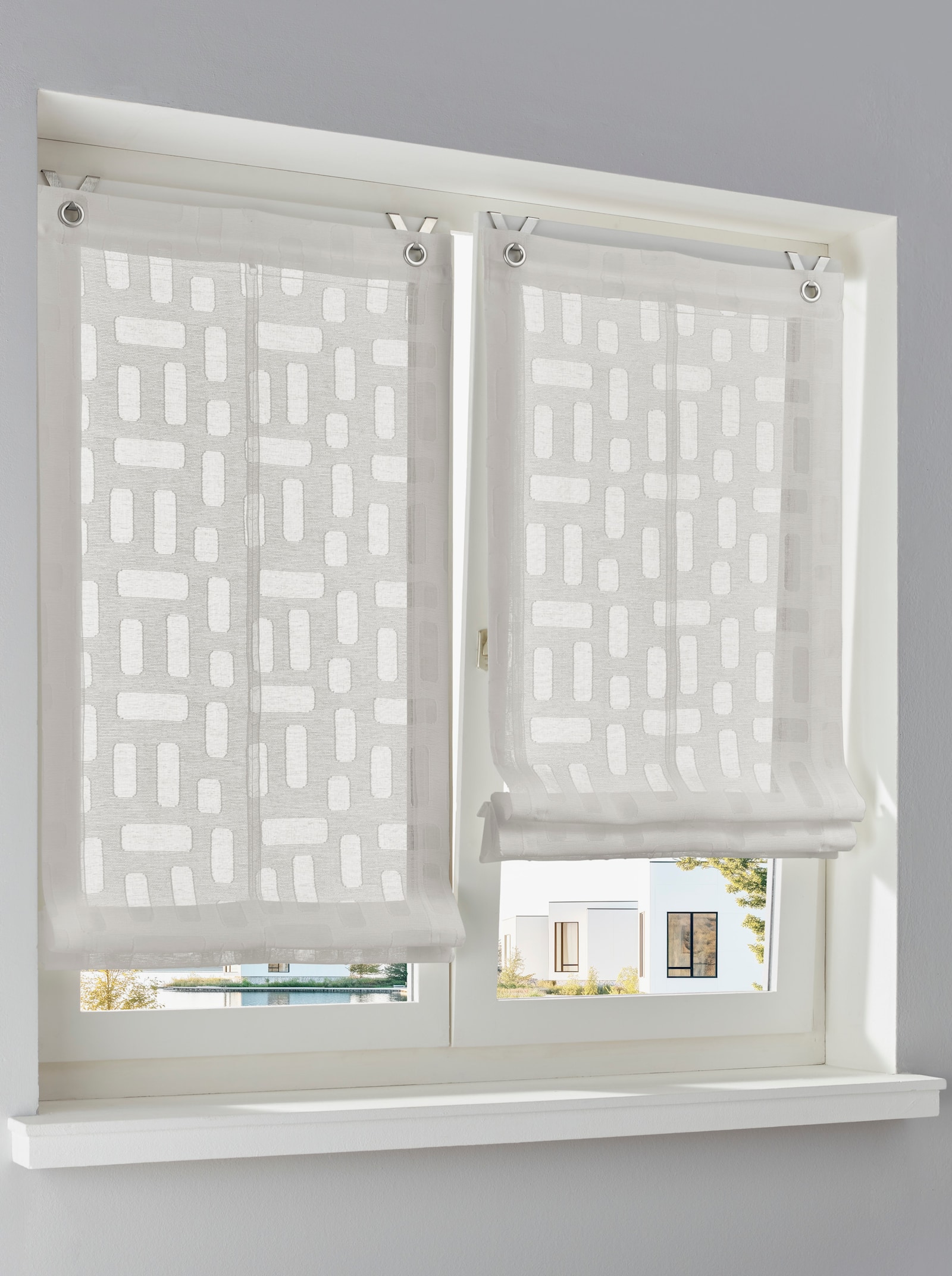 heine home Raffrollo - weiß