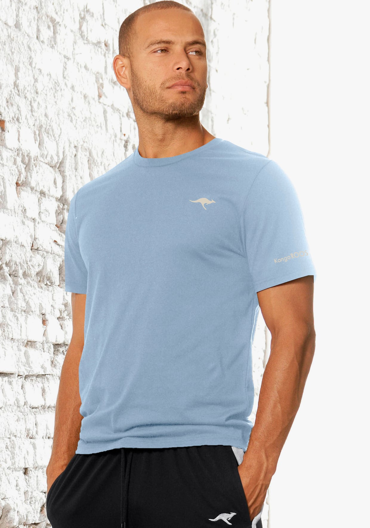 KangaROOS T-shirt - oranje, blauw