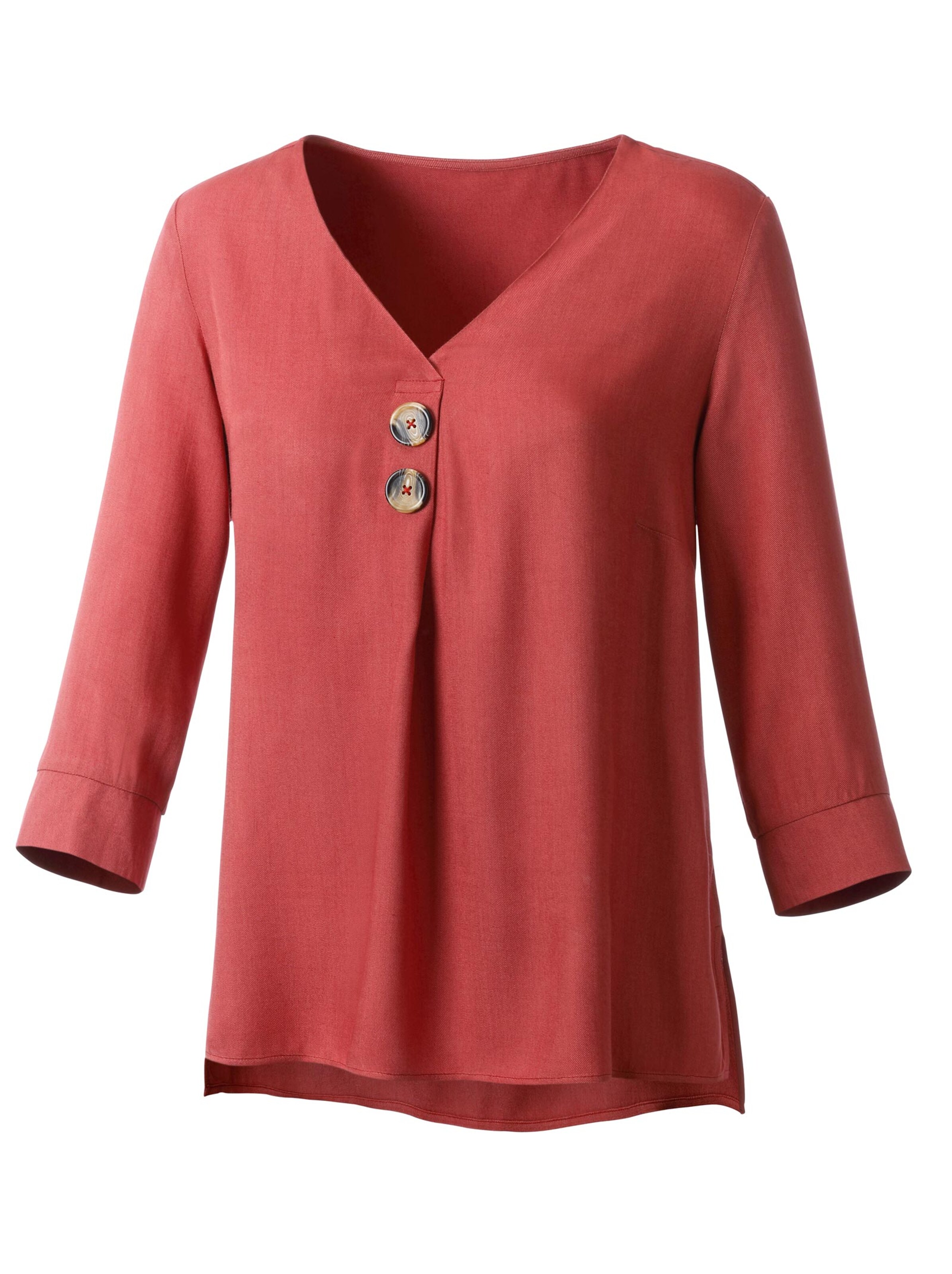 Bluse - rostrot