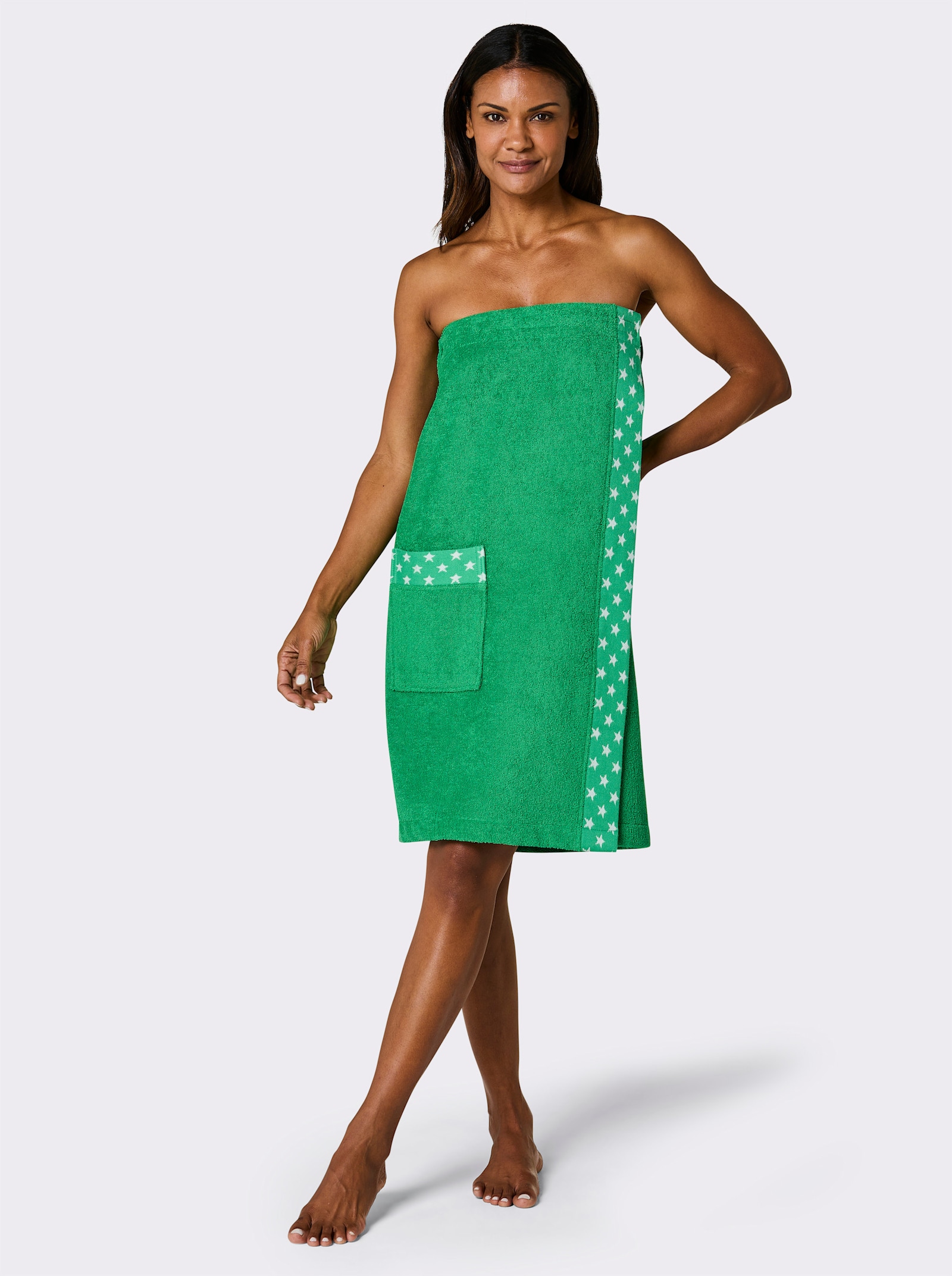 Saunakilt - grasgroen