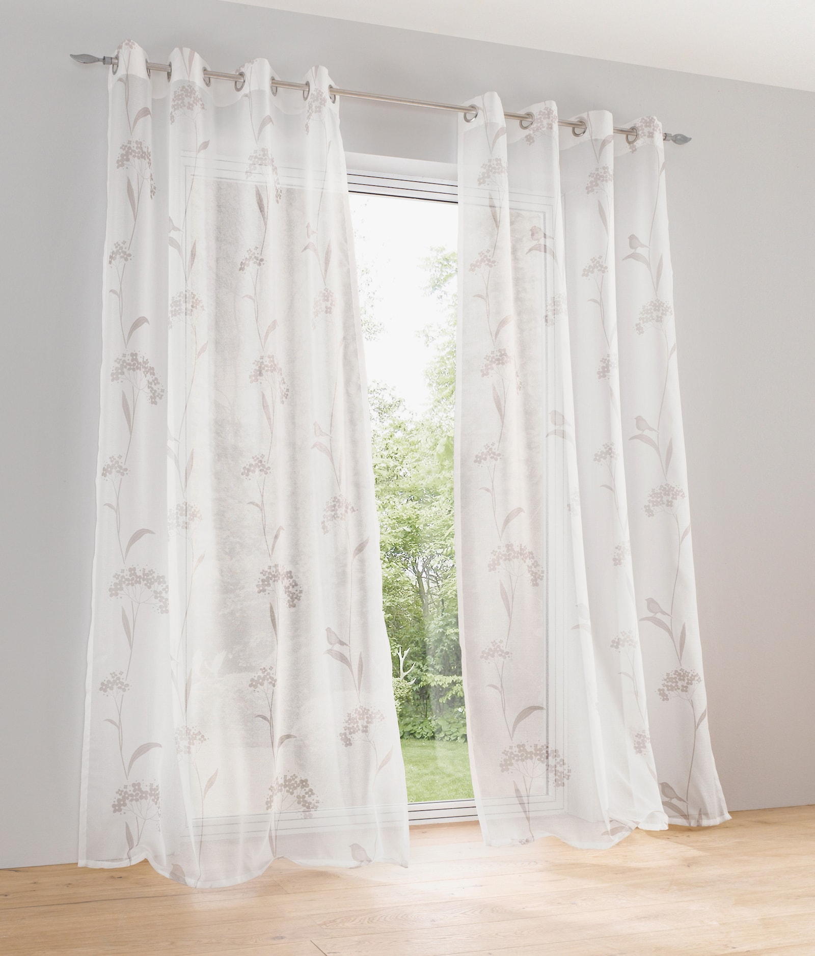 heine home Gardinenstange - silberfarben