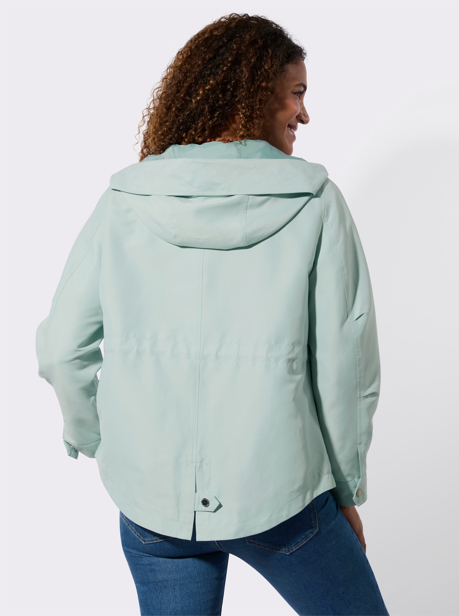 Jacke mit Gehschlitz hinten - kalkmint