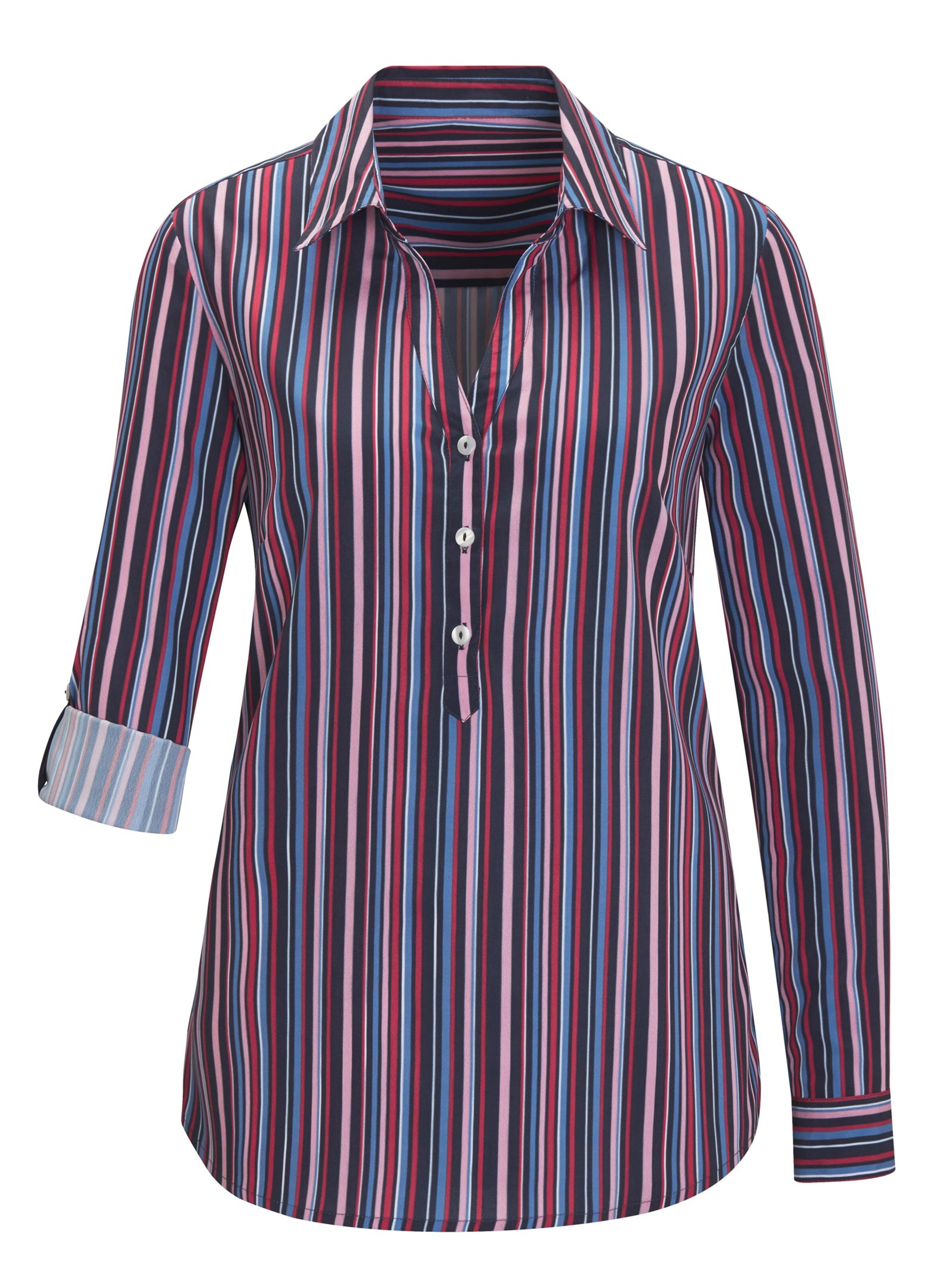 Bluse - marine-gestreift