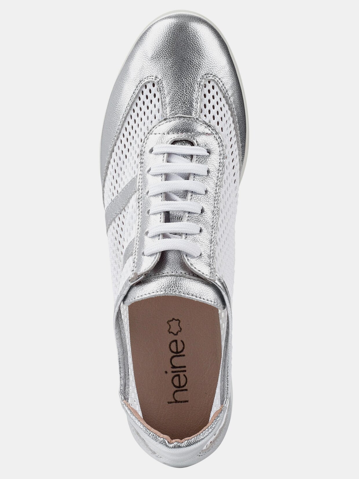heine Sneaker - weiß-silberfarben