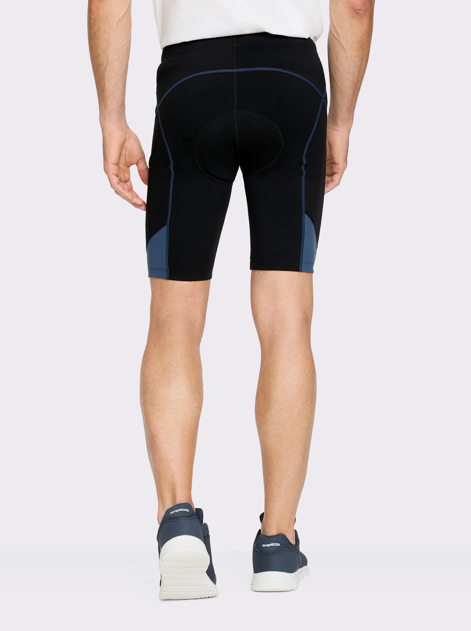 Catamaran Sports Fahrradhose mit Sitzpolster - schwarz-mittelblau