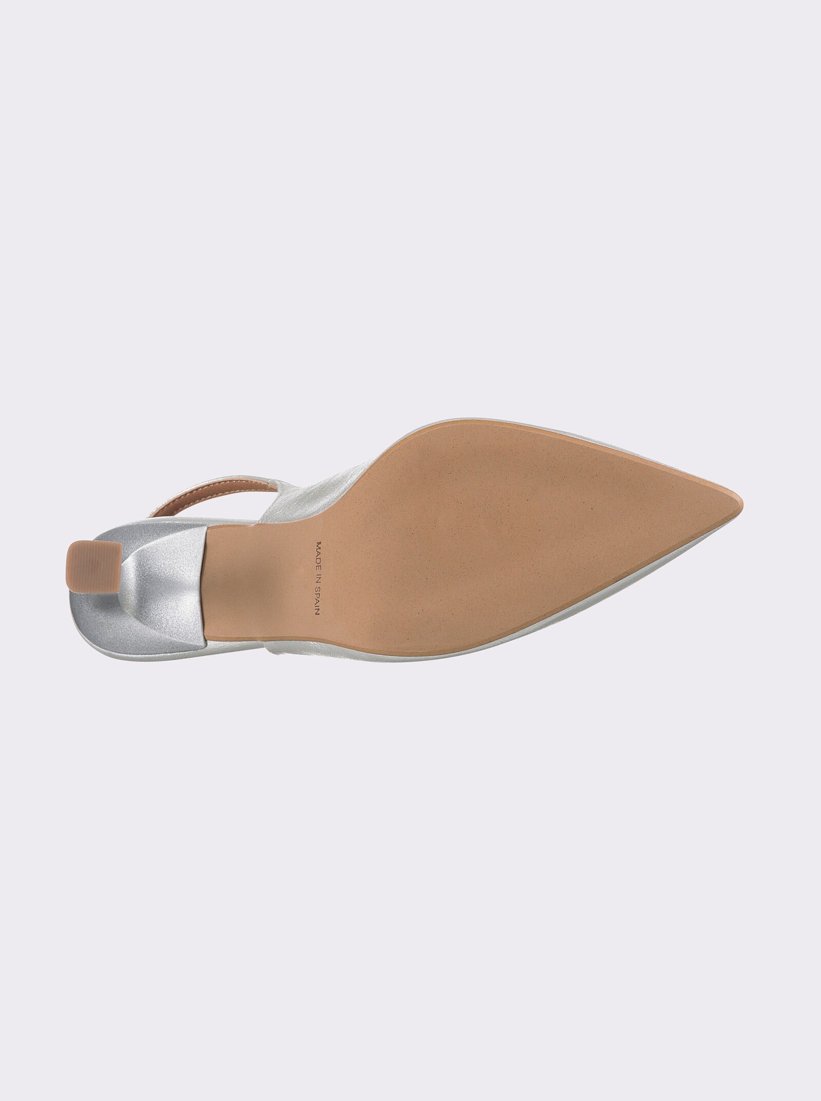 heine Slingpumps - silberfarben