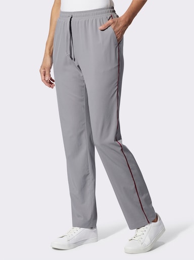 Freizeithose in Stretch-Qualität - steingrau