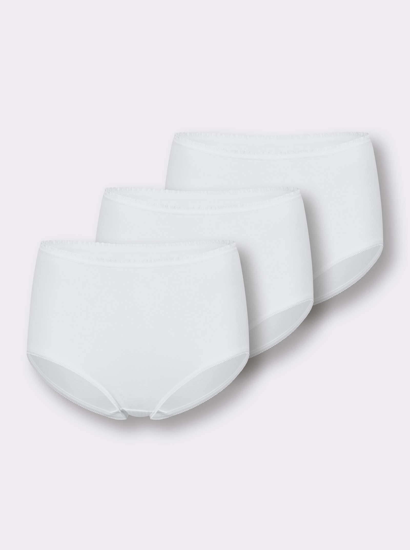 wäschepur Taillenslip im 3er-Pack - weiß
