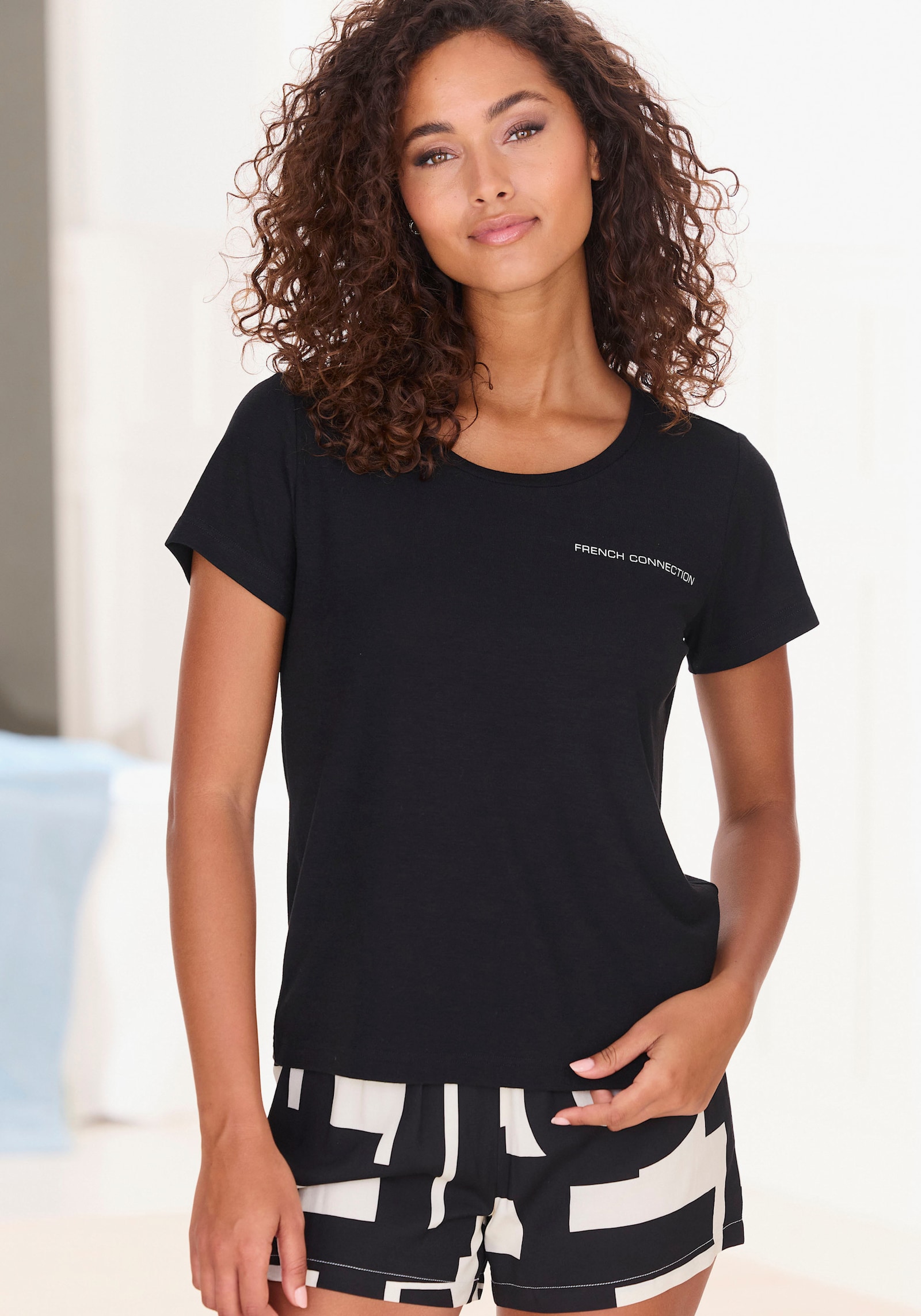 French Connection T-Shirt - schwarz