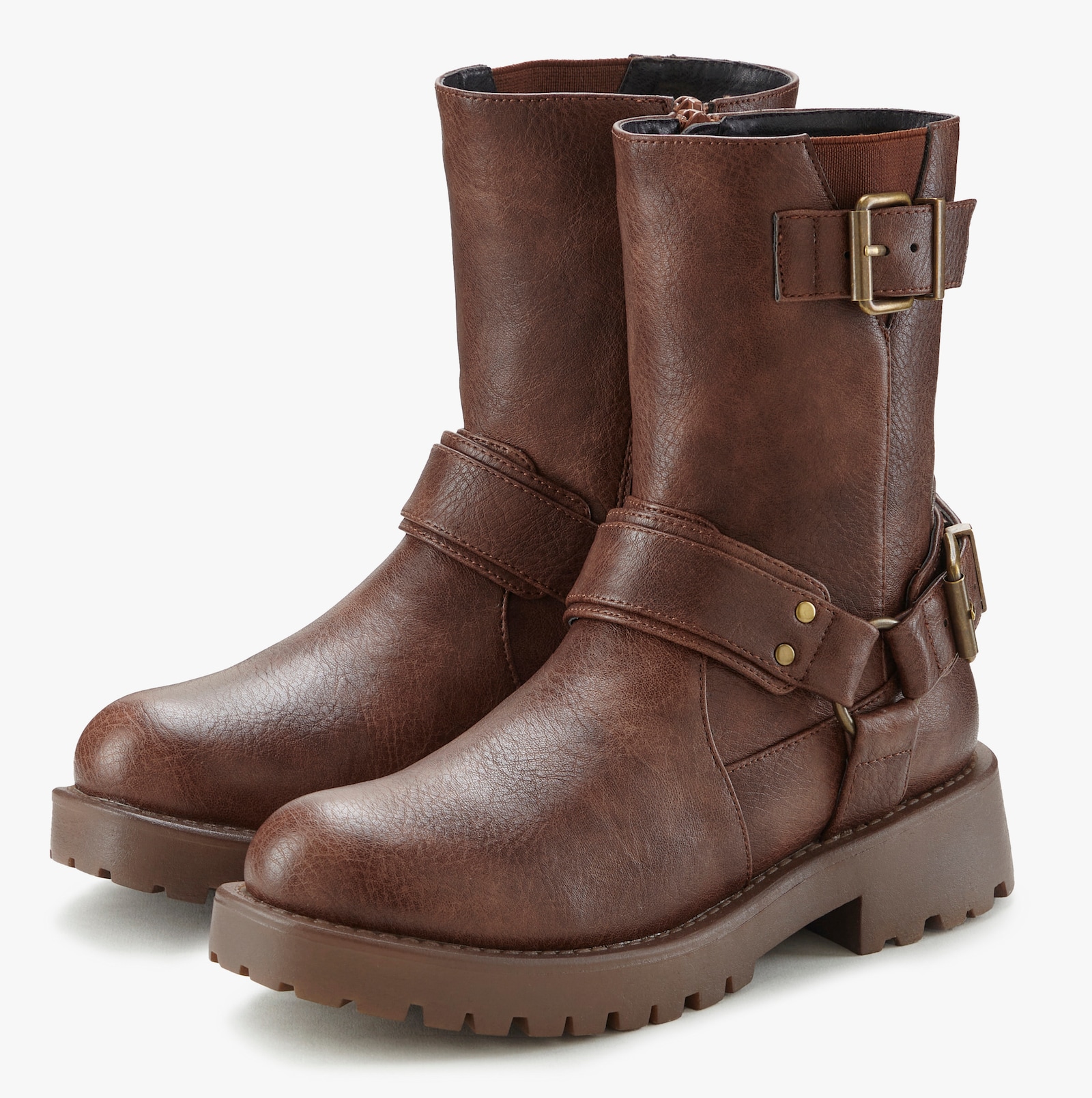 LASCANA Bikerboots - braun