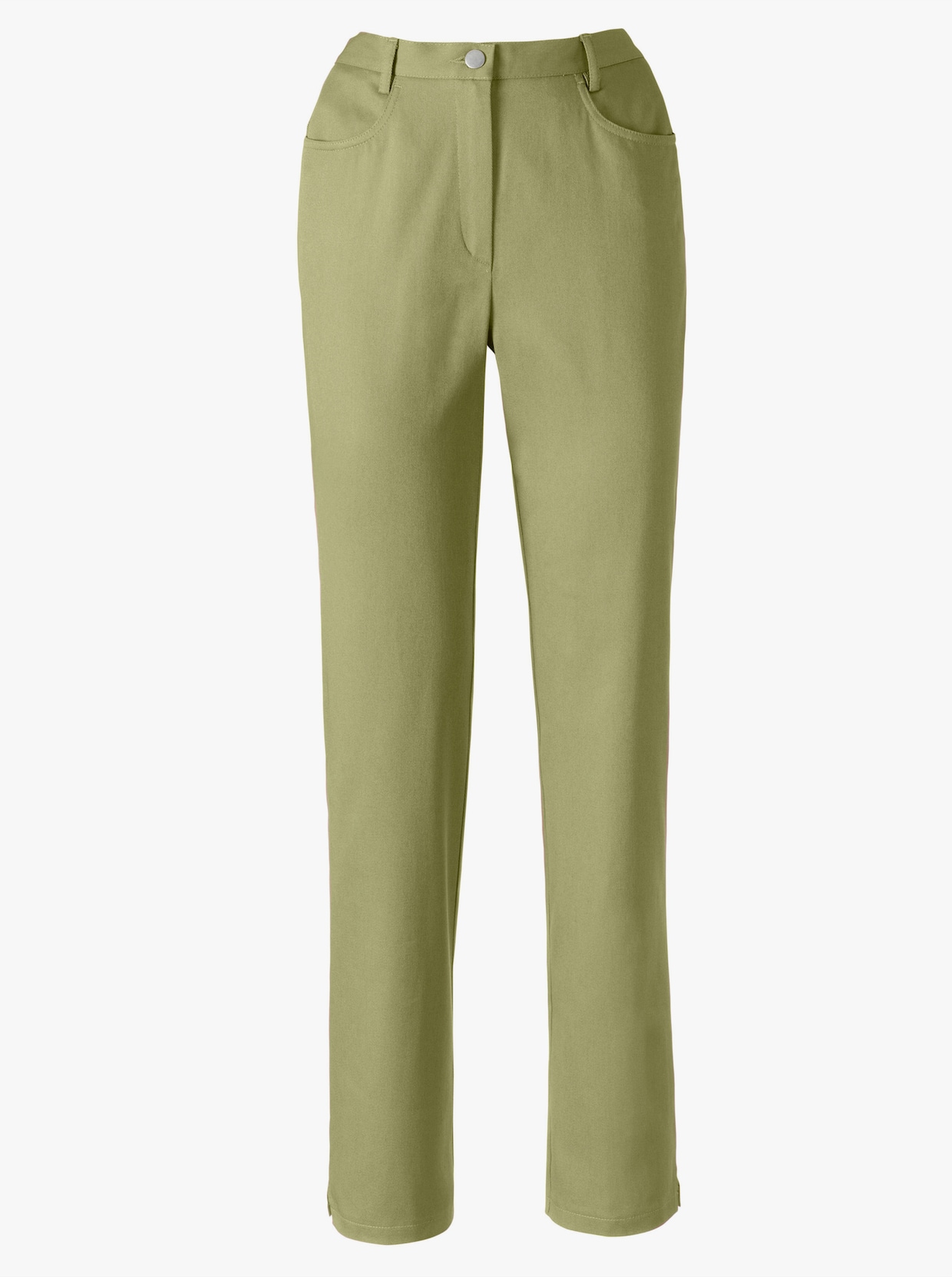 5-pocket jeans - rietgroen