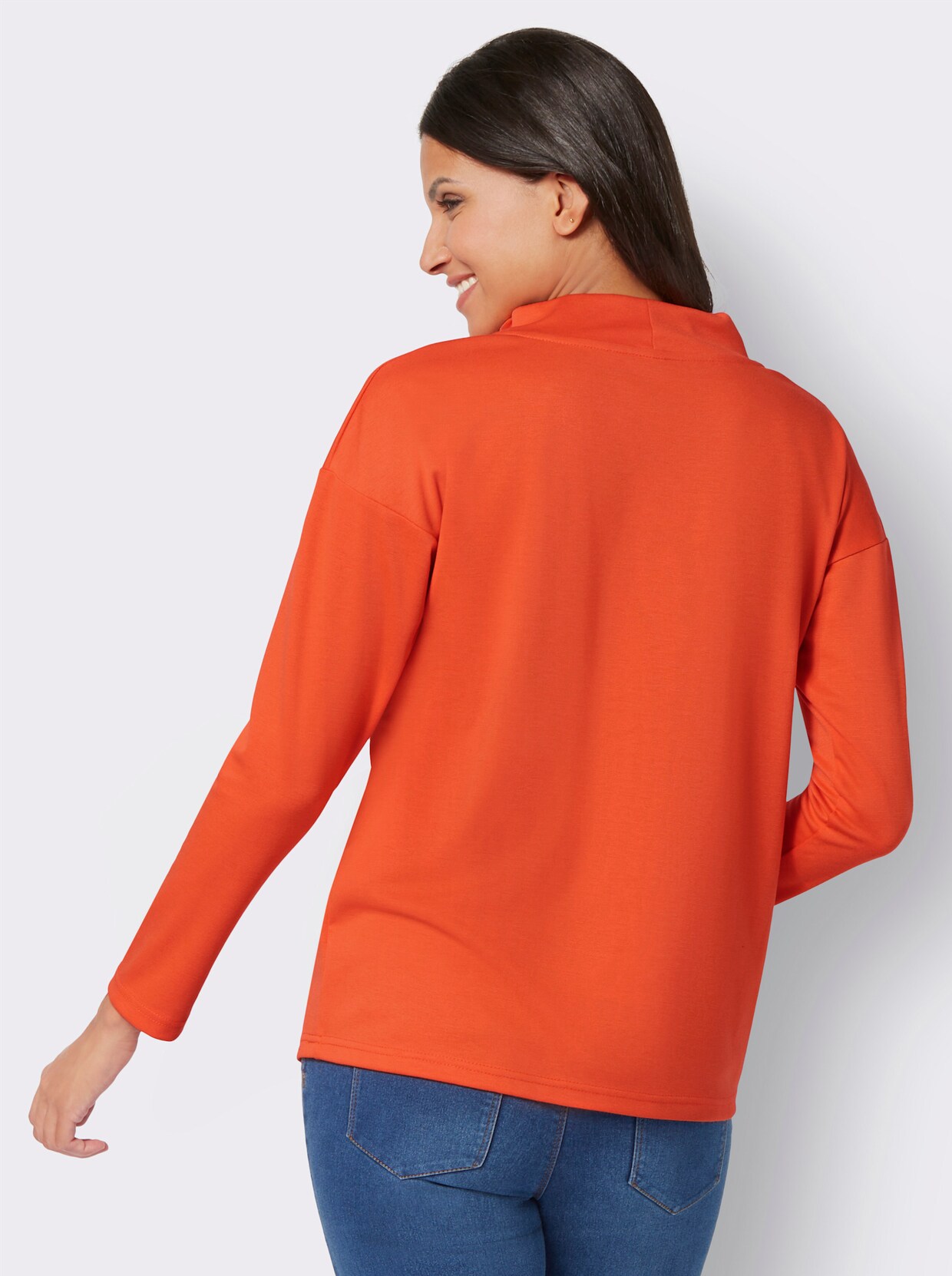 Sweatshirt - oranje