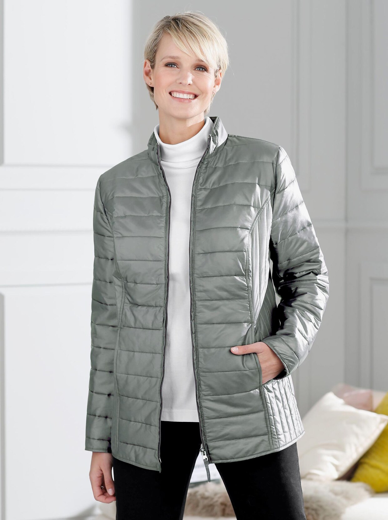 Steppjacke - schilf
