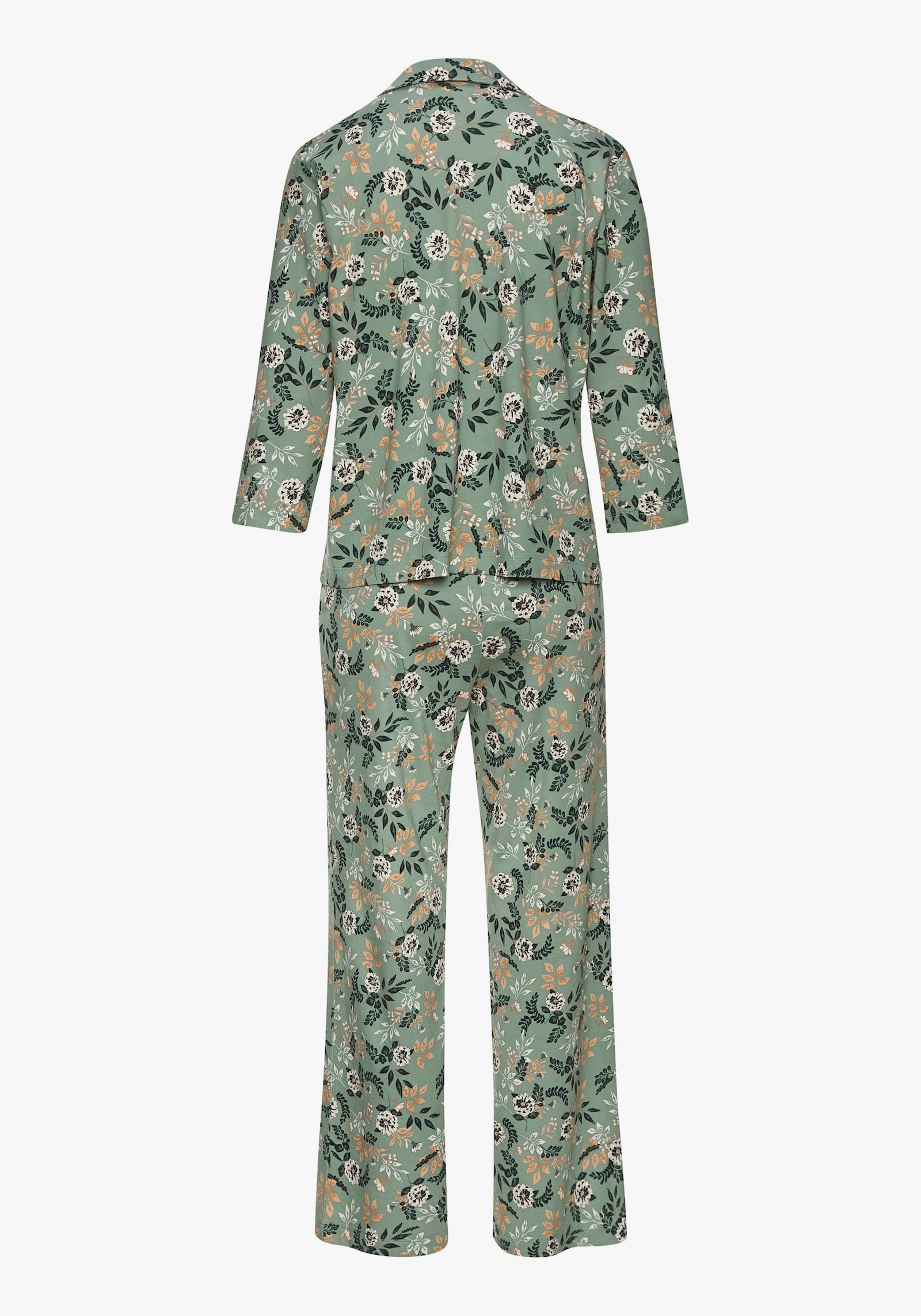 Vivance Dreams by Lascana Pyjama - grün geblümt