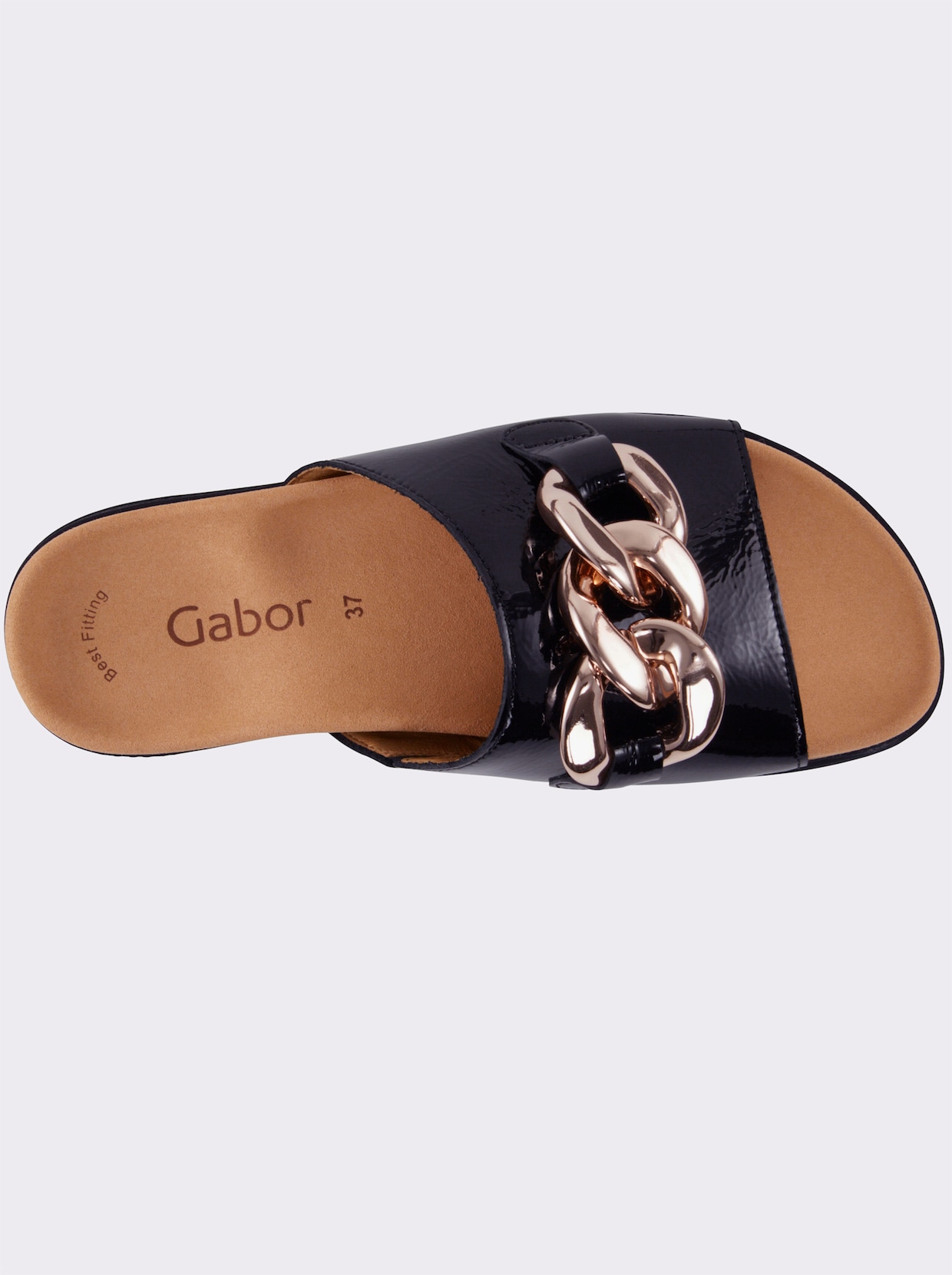 Gabor slippers - zwart