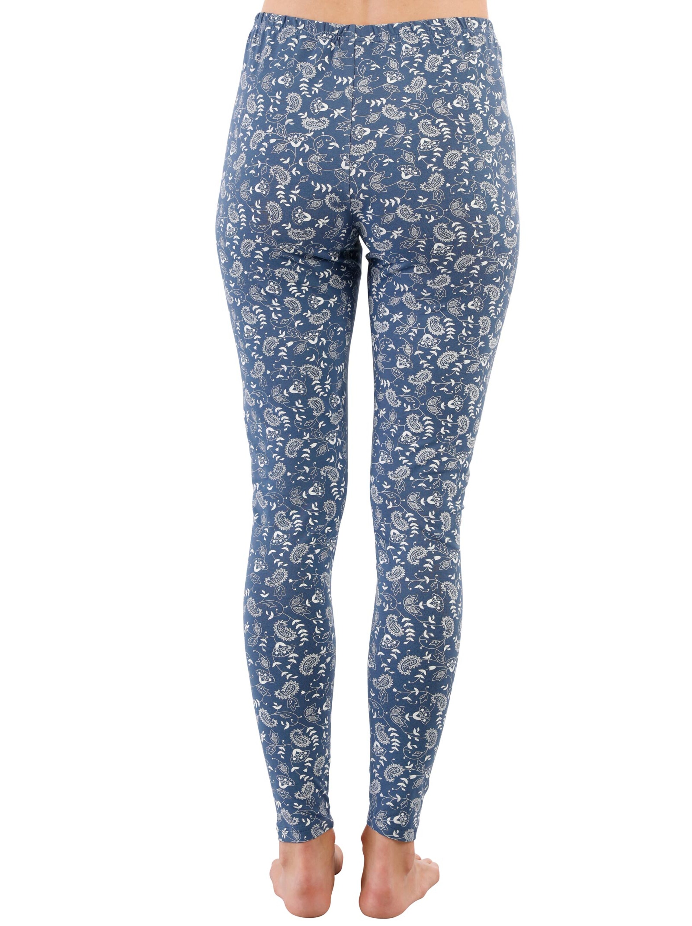 Leggings - marine + marine-bedruckt