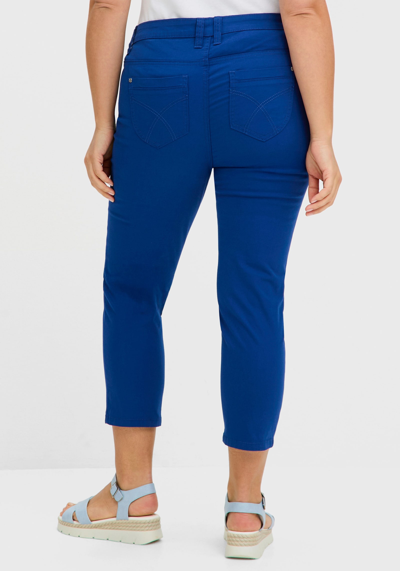 sheego 7/8-Hose im Curvy-Schnitt SUSANNE - blaubeere