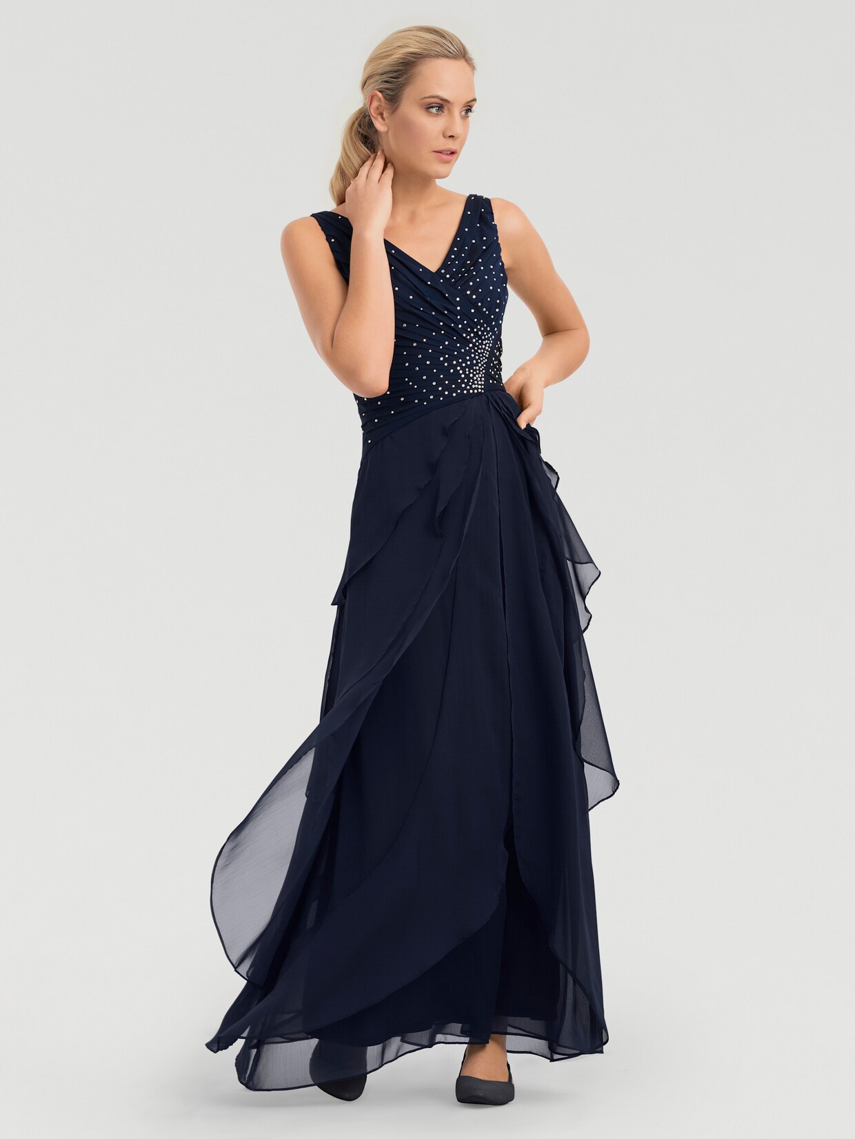 heine Abendkleid - nachtblau