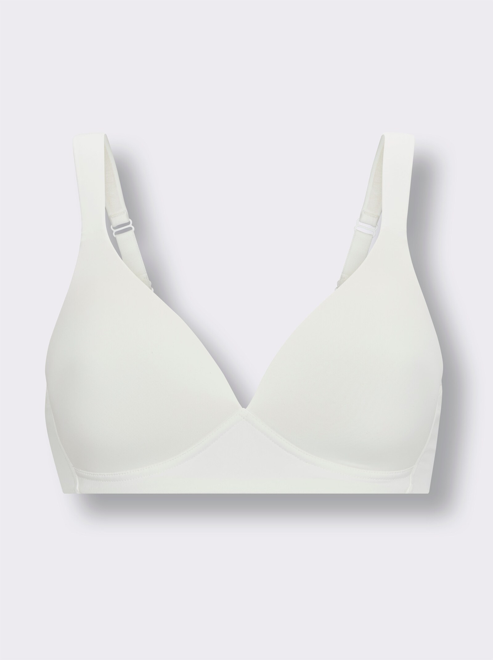 Naturana BH ohne Bügel mit nahtlosen Entlastungsträgern - ecru