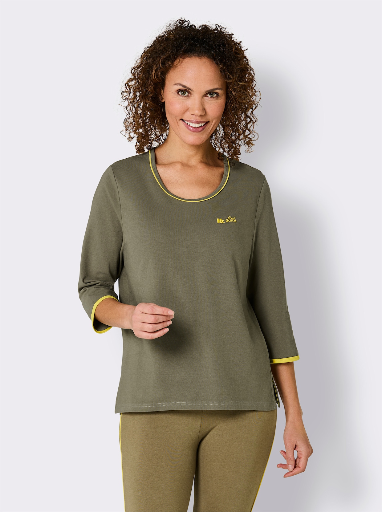 feel good shirt - kaki