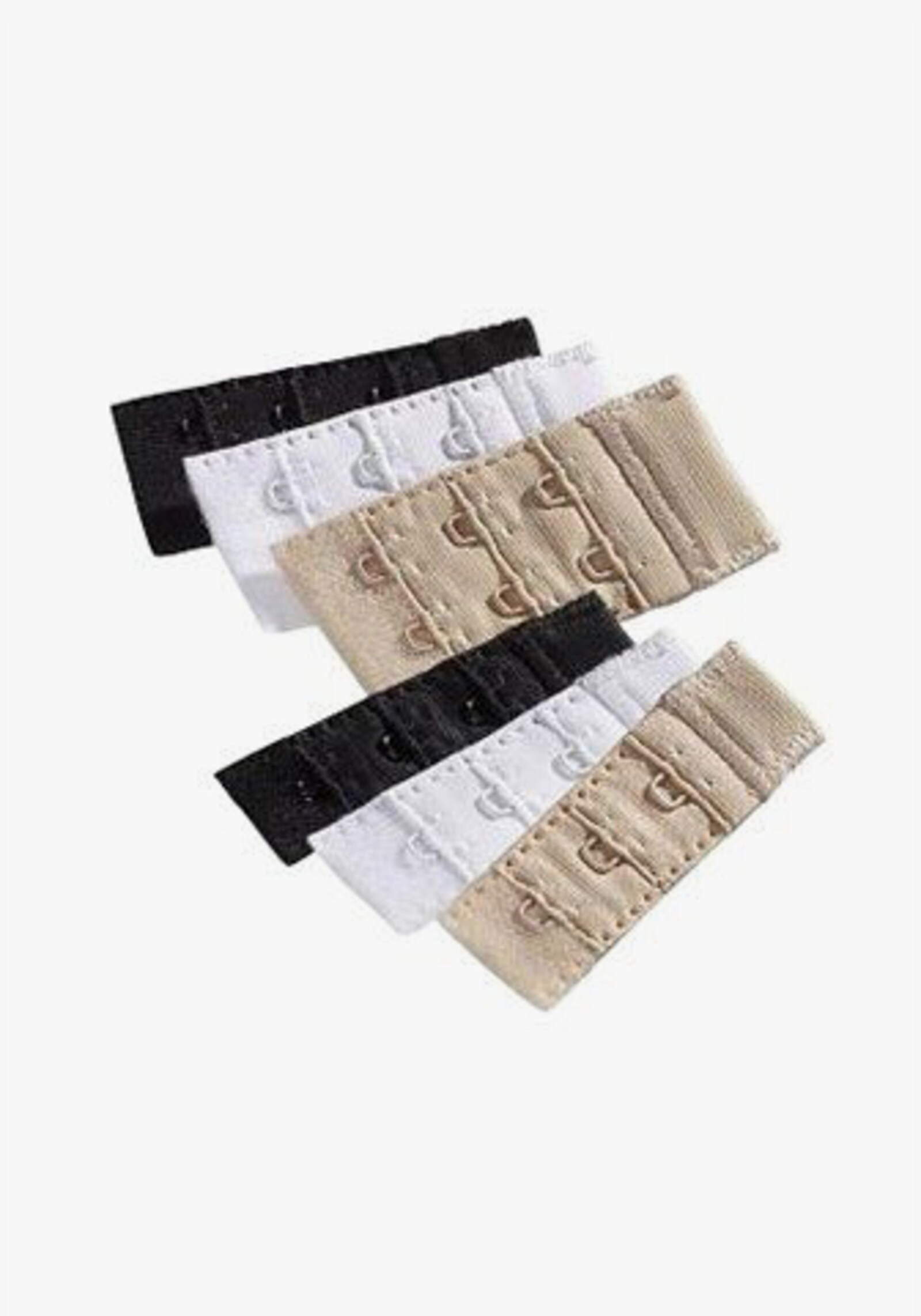 LASCANA Extension soutien-gorge - 1x caramel. 1x blanc + 1x noir