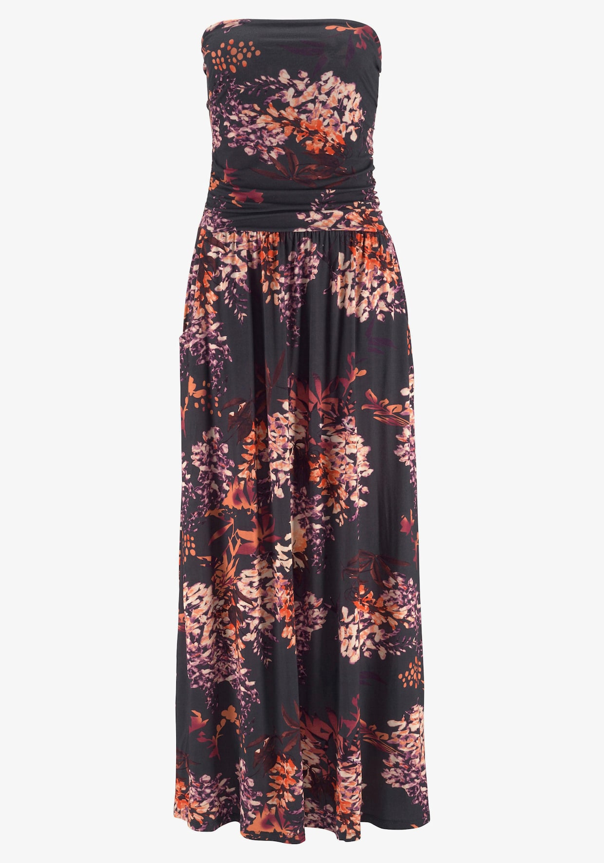 LASCANA Maxi-jurk - zwart geprint