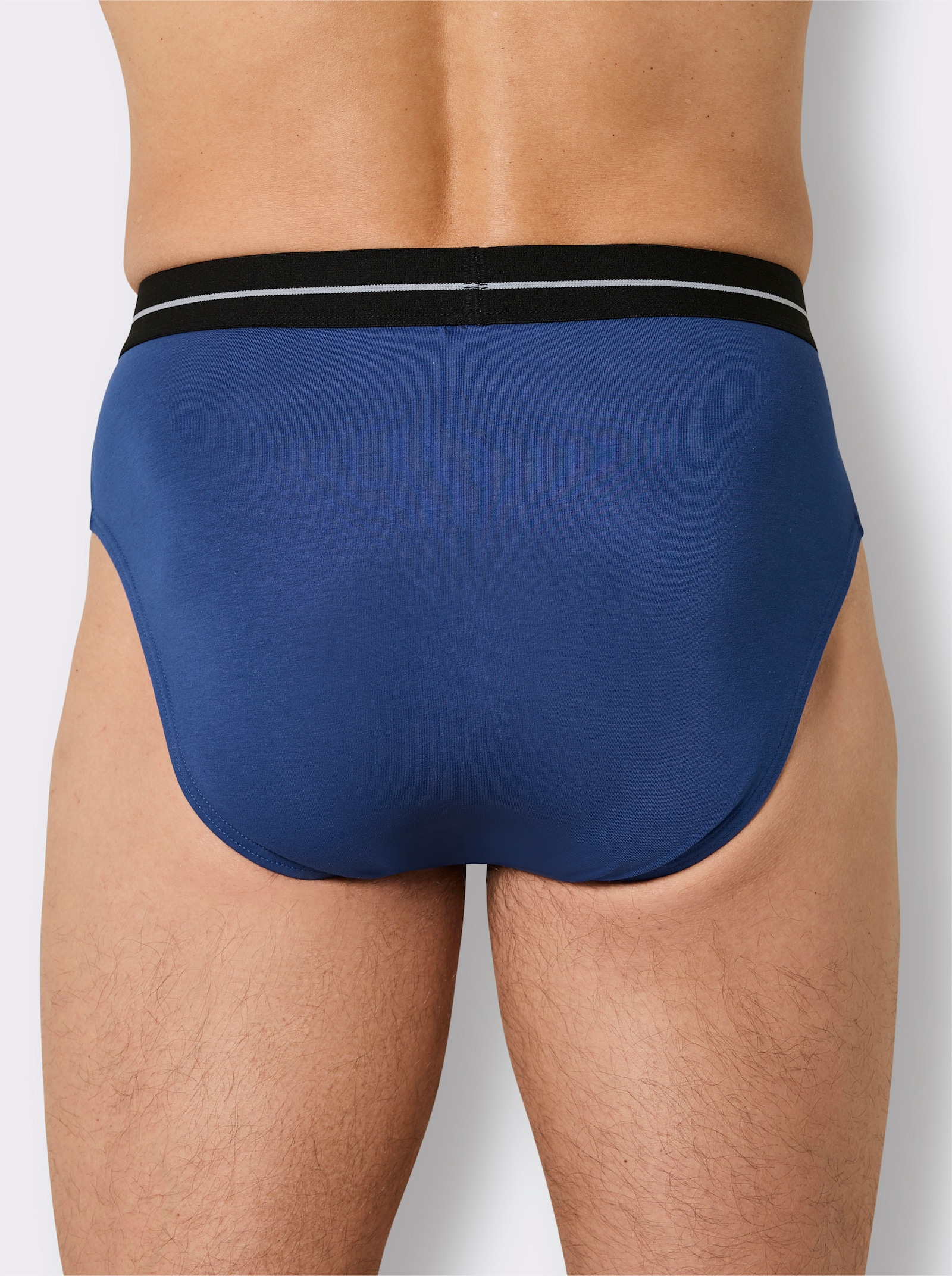 wäschepur men Slip - royalblau + rot + schwarz