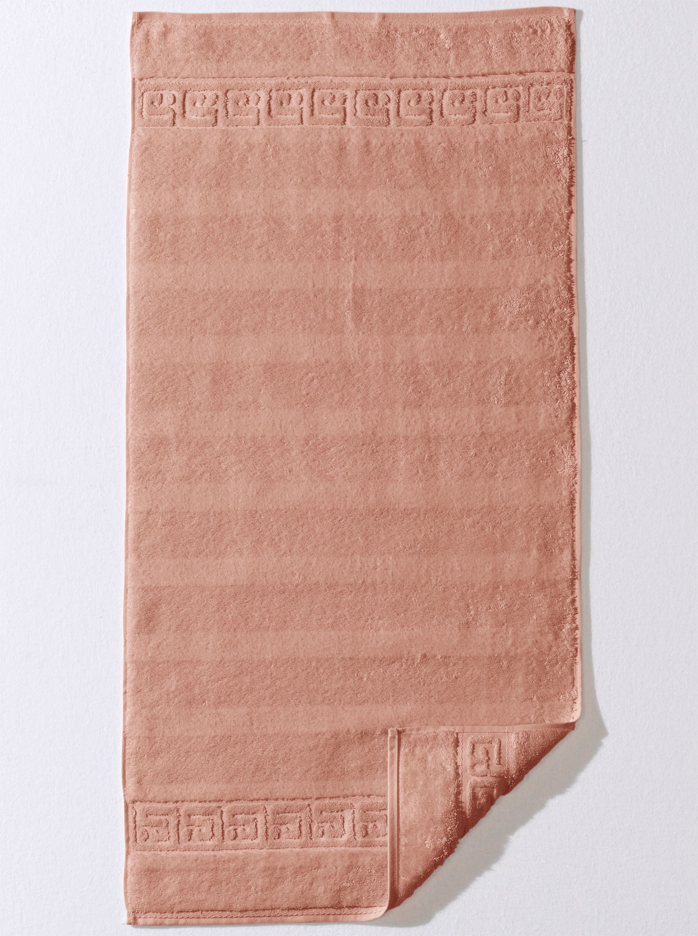 ERBO 6 günstig Kaufen-Handtuch in puder von Cawö. Handtuch in puder von Cawö <![CDATA[Handtuch-Programm mit eleganter Mäanderborte und dezenten Veloursstreifen. Besonders langlebige und saugstarke Walkfrottier-Qualität.]]>. 