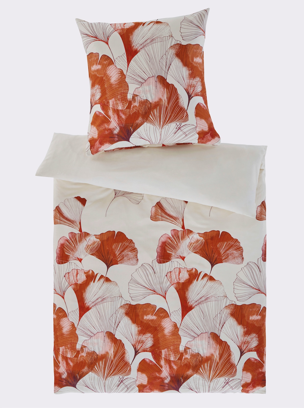 heine home Bedtextiel - zand/terra bedrukt