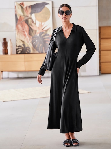 heine Robe en jersey - noir