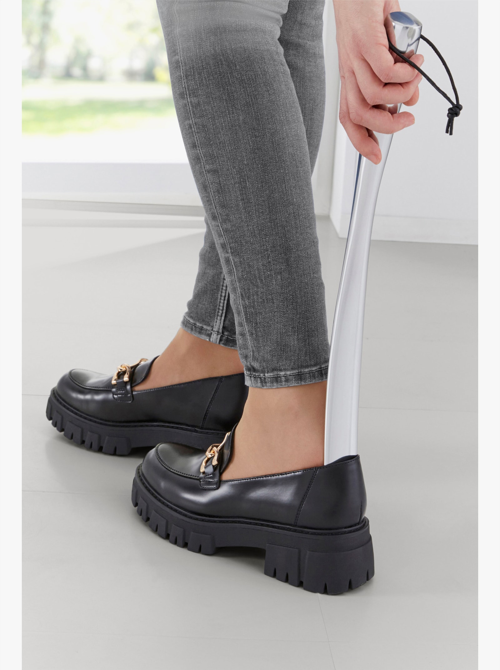 heine home Anziehhilfe - silberfarben