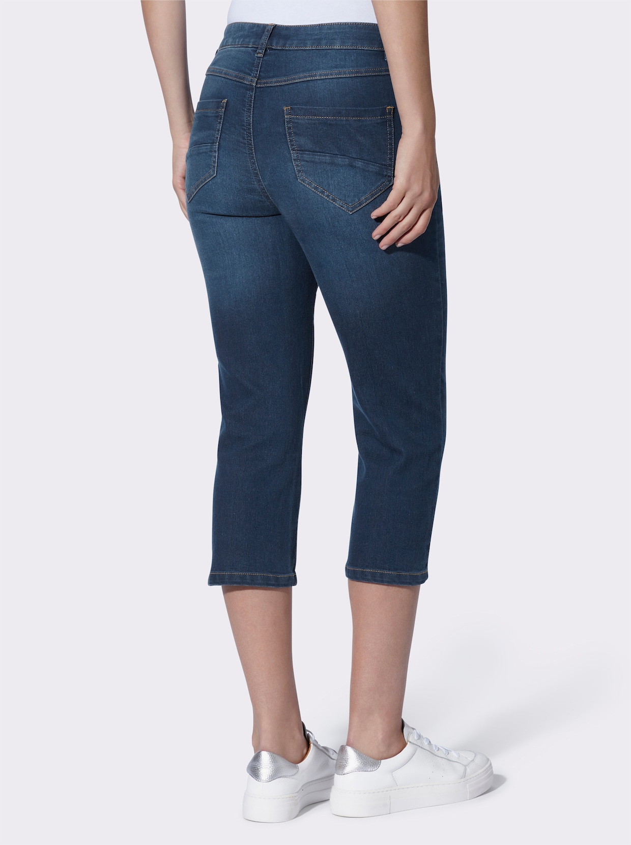 heine Caprijeans - blue-stone-washed